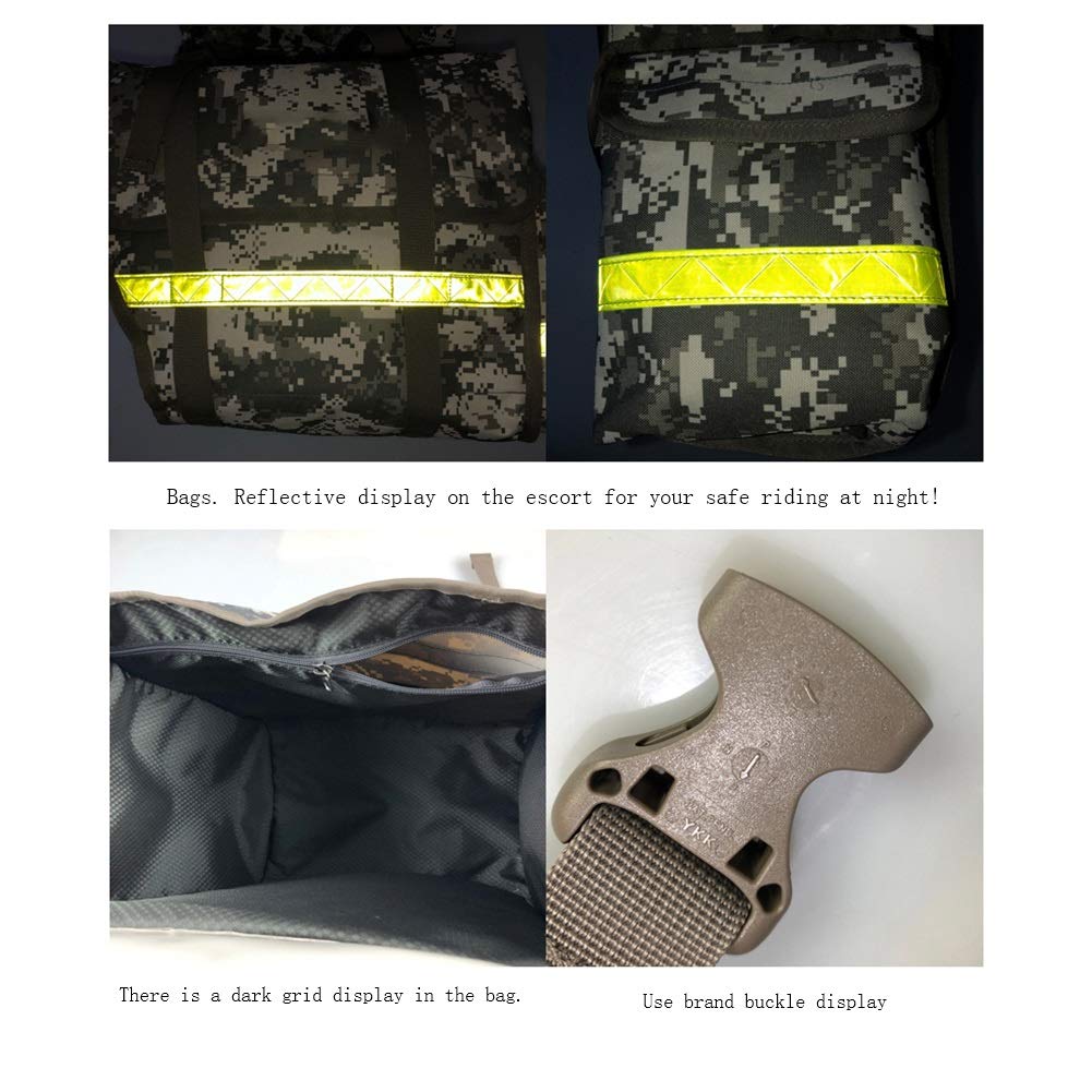 **50L Bike Rack Bag - Waterproof Bicycle Rear Seat Duffel Bag for Mountain, Road & Folding Bikes - Perfect for Long-Distance Riding, Commuting & Outdoor Adventures**