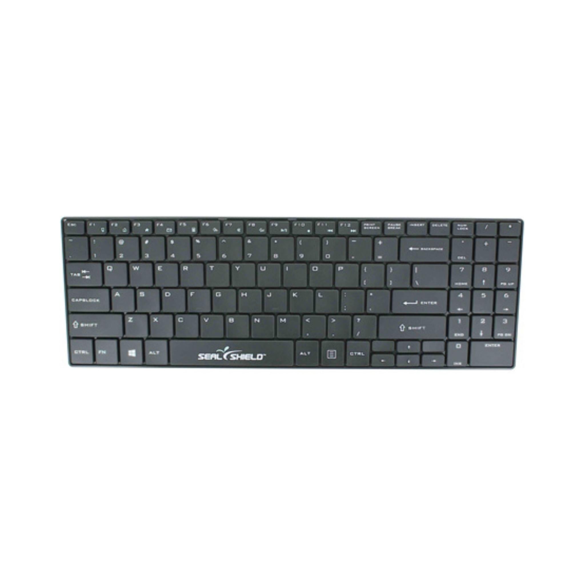 Washable Small Wireless Keyboard with RF Connectivity - Waterproof, Durable for Office, Home, and Hospital Use - Ideal for Healthcare, Food Service & Sanitary Environments