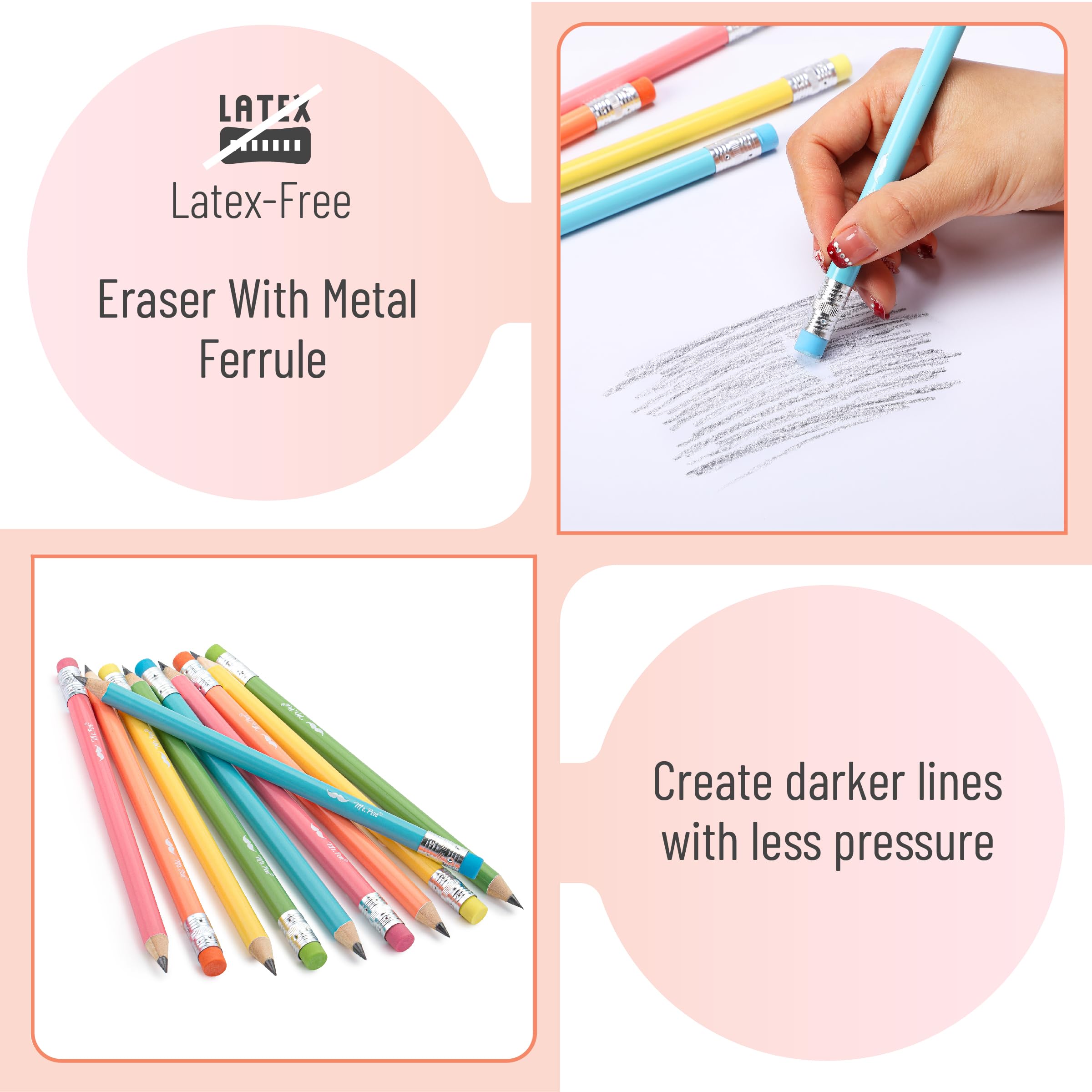 Mr. Pen Jumbo Pencils - 30 Pack Extra Thick Preschool & Kindergarten Pencils for Kids Ages 2-8 | Perfect for Early Writing Practice, Classroom Supplies & Homeschooling Activities
