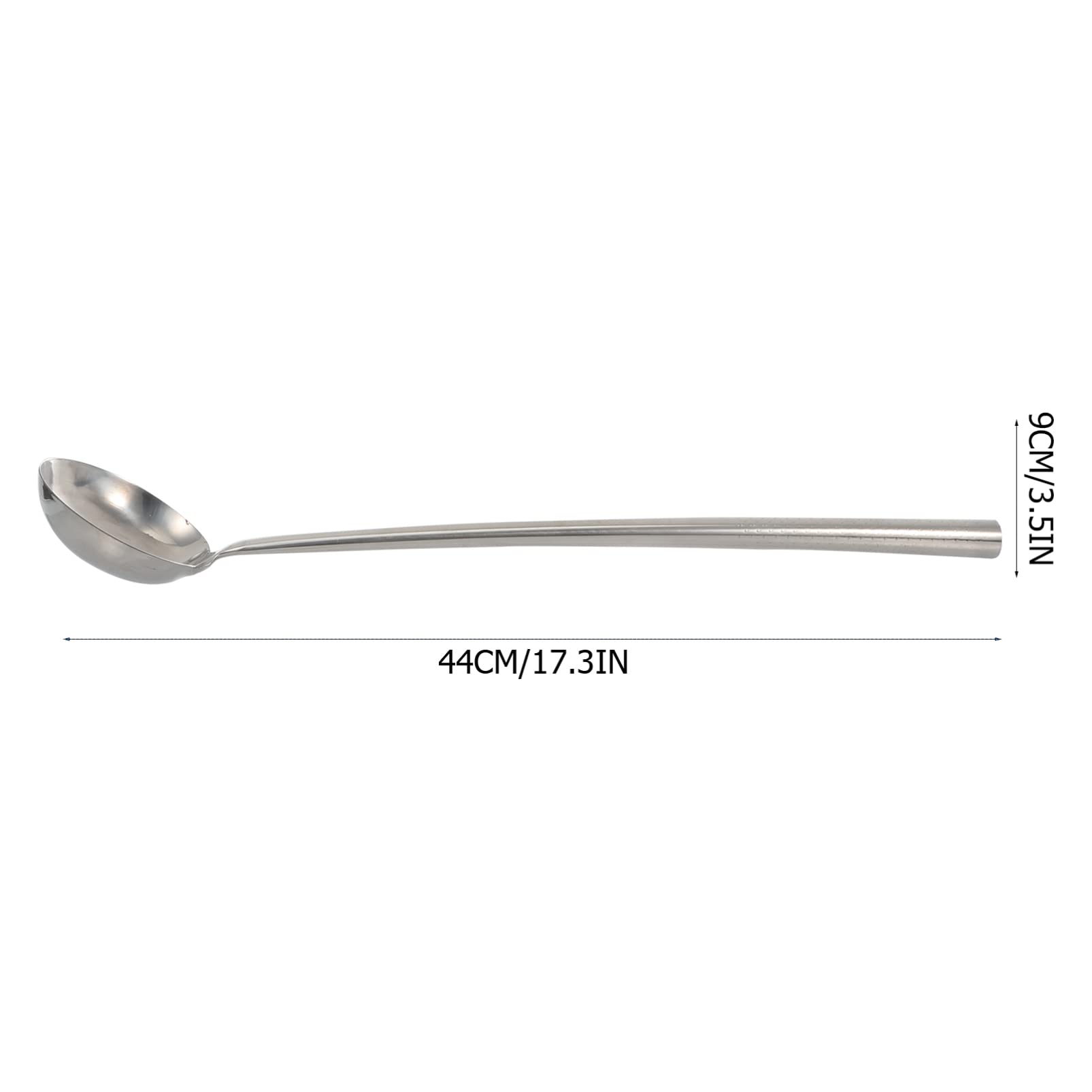 OSALADI Stainless Steel Chinese Wok Ladle - Professional Stir Fry Spoon & Soup Ladle for Asian Cooking - Perfect for Stir-Frying, Deep Frying, and Serving Dishes
