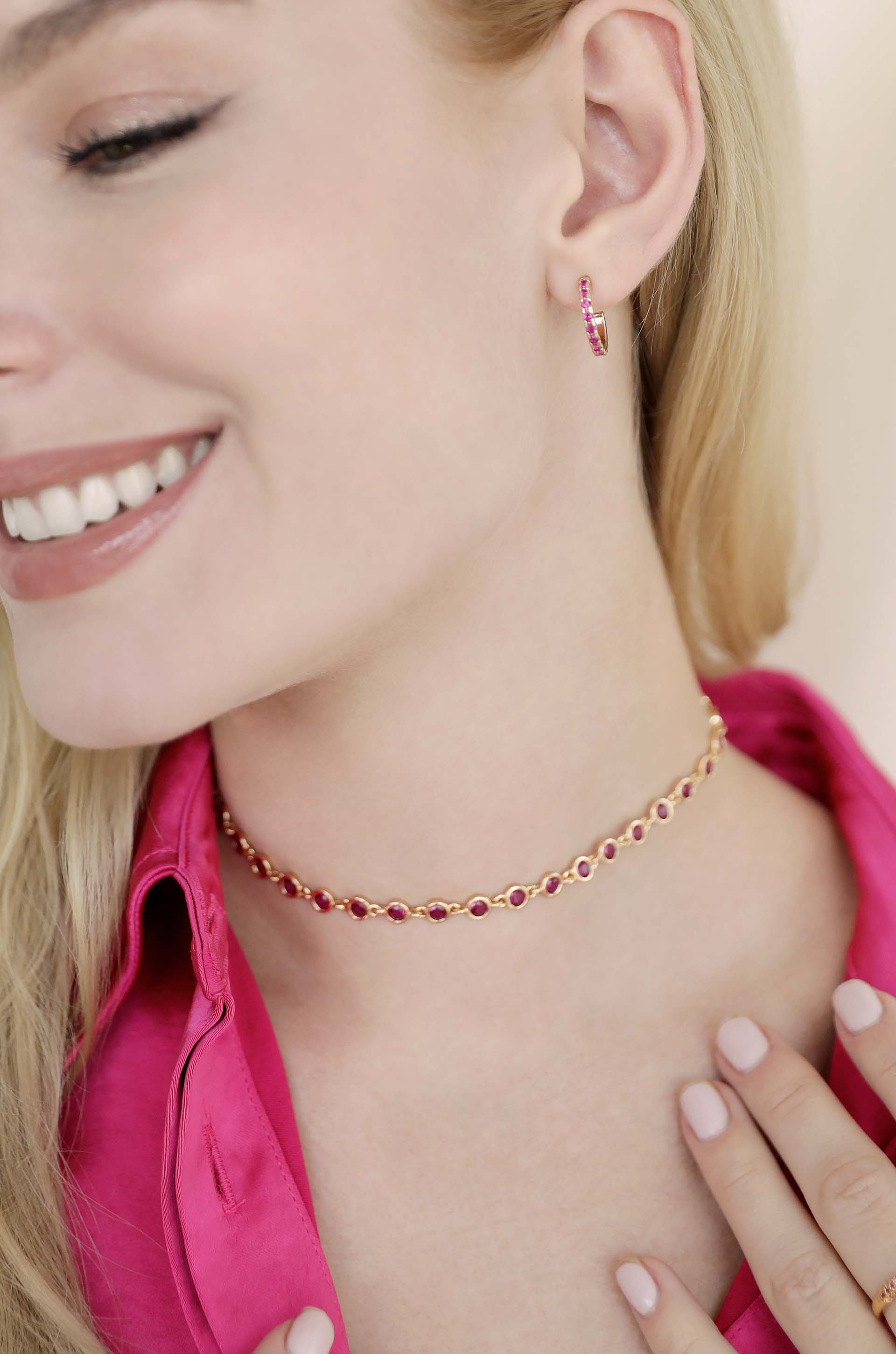 Elegant Crystal Disc & Link Necklace for Women | Trendy Layered Chain Jewelry for Daily Wear & Special Occasions