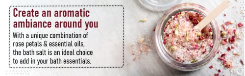 VÉDELA Naturals Lavender Bath Salt - 250g Relaxing Soak with Sea Salt & Pink Himalayan Salt | Aromatherapy Stress Relief & Muscle Relaxation for Women | Perfect for Spa Nights, Self-Care Rituals & Gift Giving