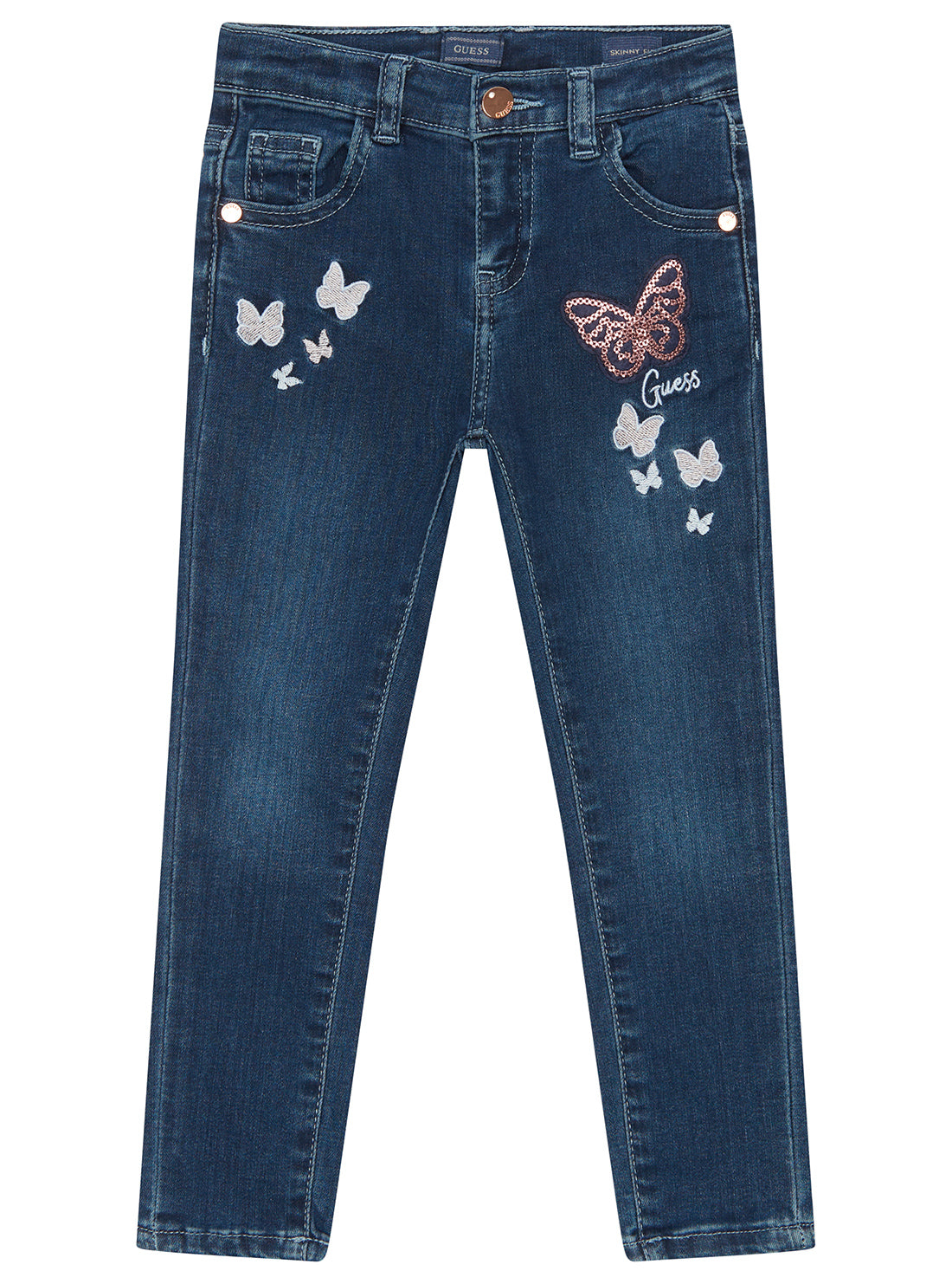 Blue Denim Skinny Leg Jeans for Women - High Waist Stretch Comfort Fit (Size 2-7) | Perfect for Casual Wear, Office & Night Out