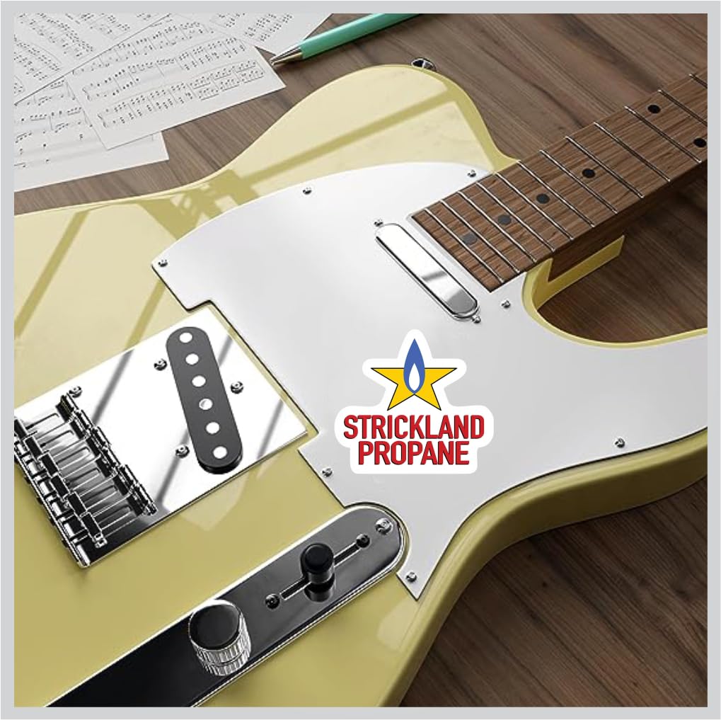 Strickland Propane Vinyl Decal Bumper Sticker - Durable Weatherproof Car Decoration for Trucks, Cars & Motorcycles - Perfect for Fans of King of the Hill Show