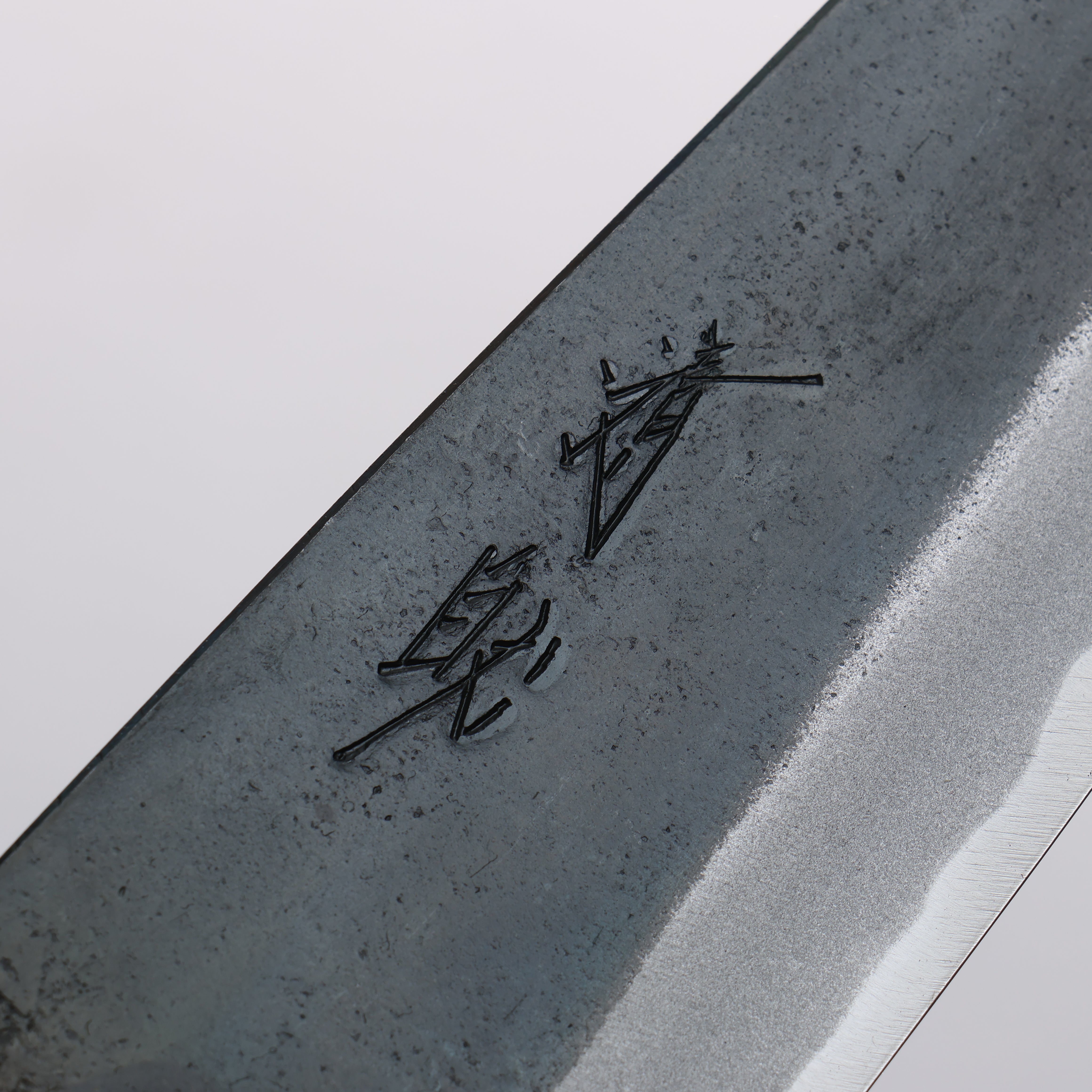 Premium Seisuke Blue Super Black Bunka Knife 180mm - Japanese Kitchen Knife with Purpleheart Wood & Oak Ferrule Handle - Ideal for Slicing, Dicing & Precision Cooking