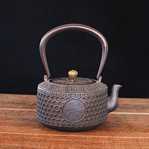 Premium Japanese-Style Cast Iron Teapot - Uncoated Health Care Kettle for Tea Brewing | Traditional Iron Pot for Green Tea, Herbal Tea & Home Decor | Perfect for Tea Ceremonies, Gifts & Cozy Afternoons
