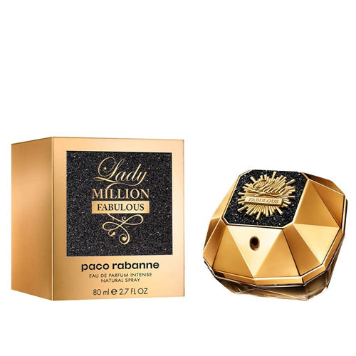 Paco Rabanne Lady Million Fabulous Intense 80ml Eau de Parfum for Women - Luxurious Floral Perfume for Evening Events & Special Occasions