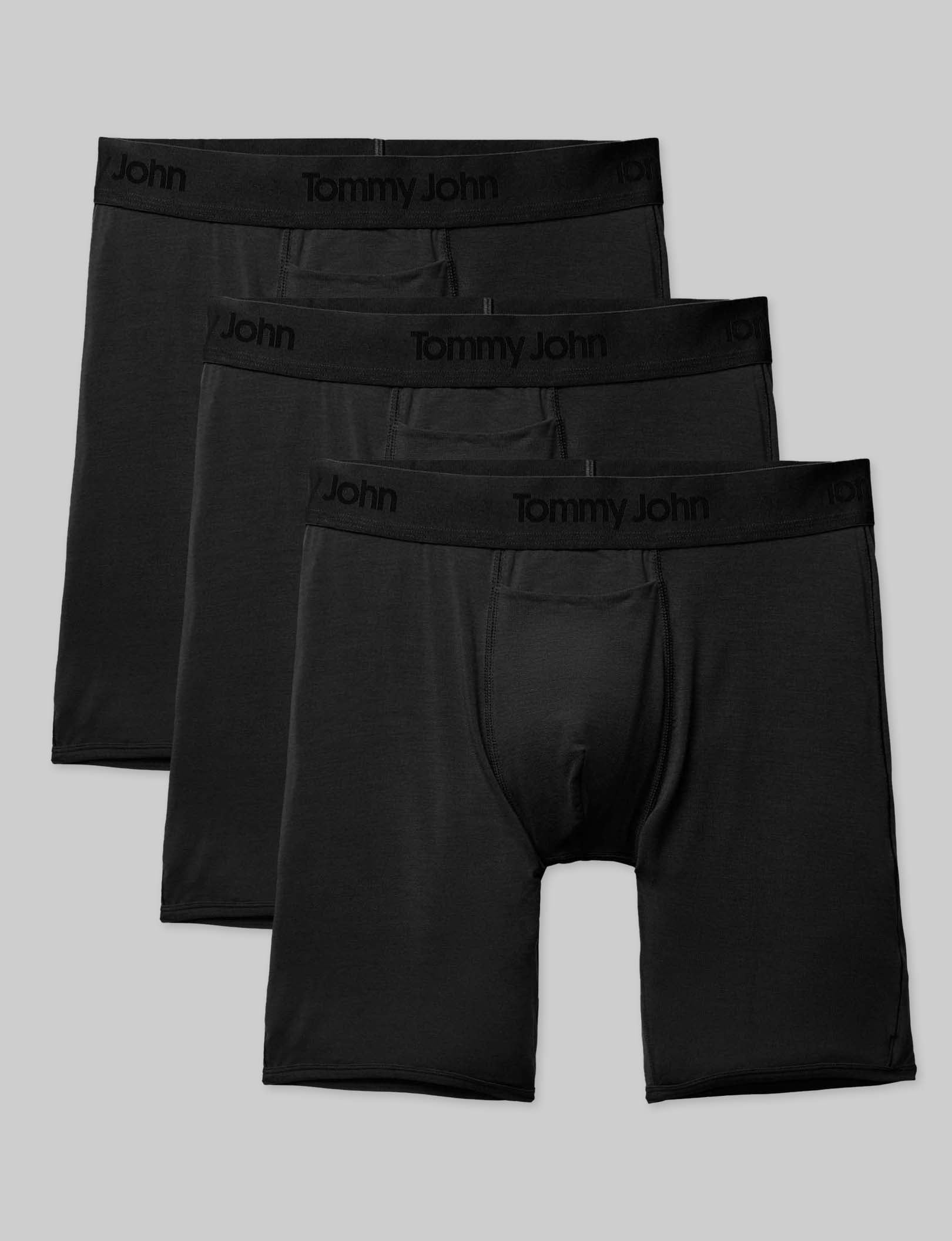 Second Skin Boxer Briefs for Men - Ultra Soft & Breathable Underwear (3 Pack) - Perfect for Workout, Running & Everyday Comfort