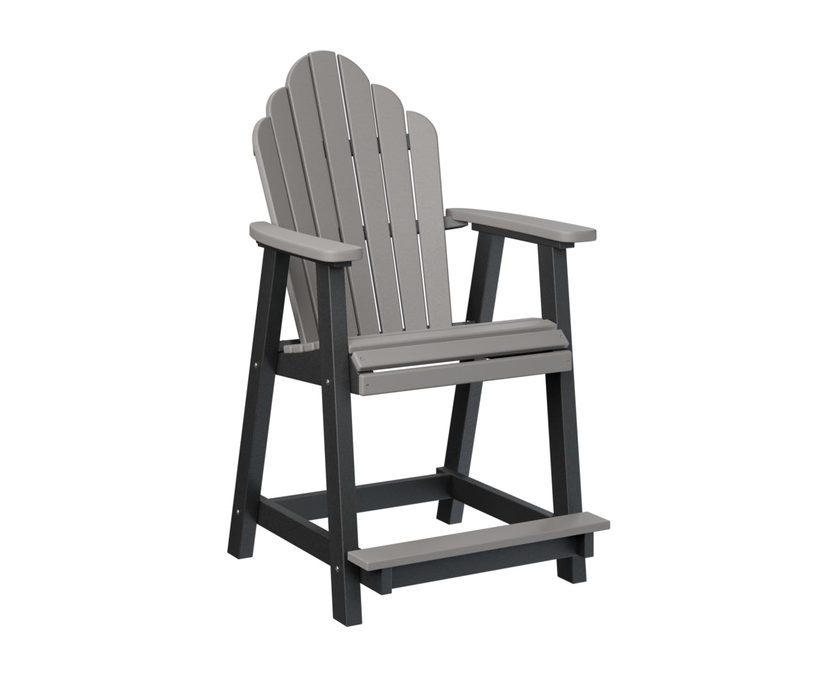 Berlin Gardens Cozi Back Counter Chair - Stylish & Comfortable Bar Stool for Kitchen Island, Breakfast Nook & Home Bar - Perfect for Indoor Dining & Entertaining