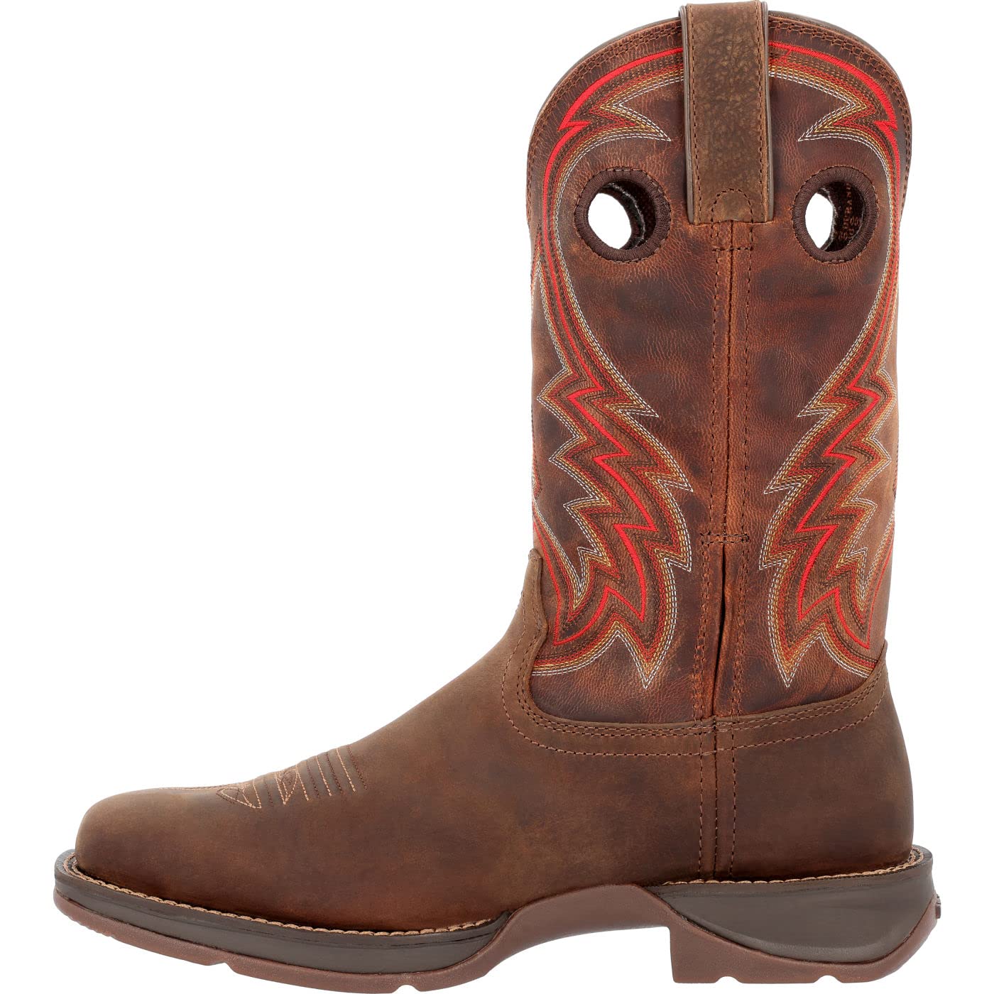 Durango Men's Rebel Western Boots - Genuine Leather Cowboy Boots for Men - Comfortable & Durable Riding Boots - Perfect for Country Music Festivals, Rodeos & Western Fashion