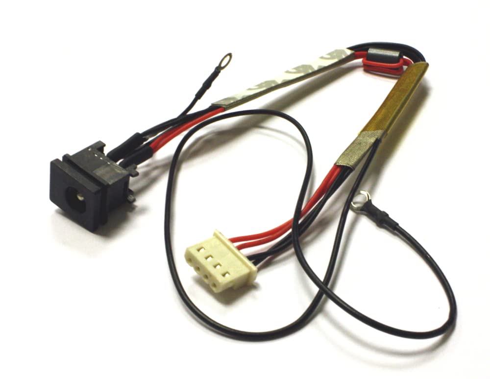 Replacement Laptop DC Power Jack Socket with Cable for Toshiba Satellite U300-113 - Perfect for Home Office, School & Travel Charging Needs