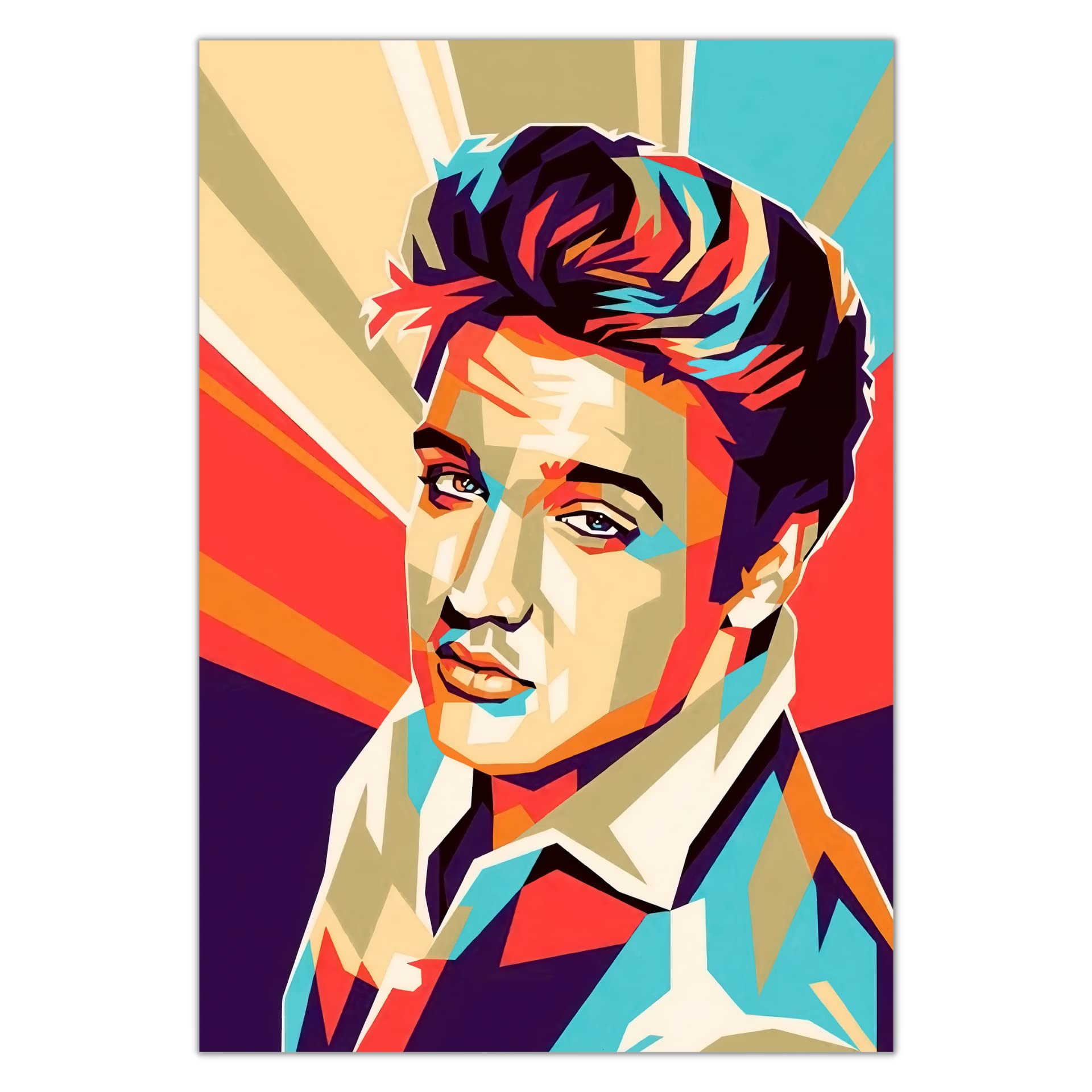 Elvis Diamond Painting Kit for Adults - 12x16 Inch DIY Diamond Art with Gem Dots, Perfect Gift for Women & Elvis Fans | Create Stunning Elvis Presley Wall Art for Home Decor & Crafts