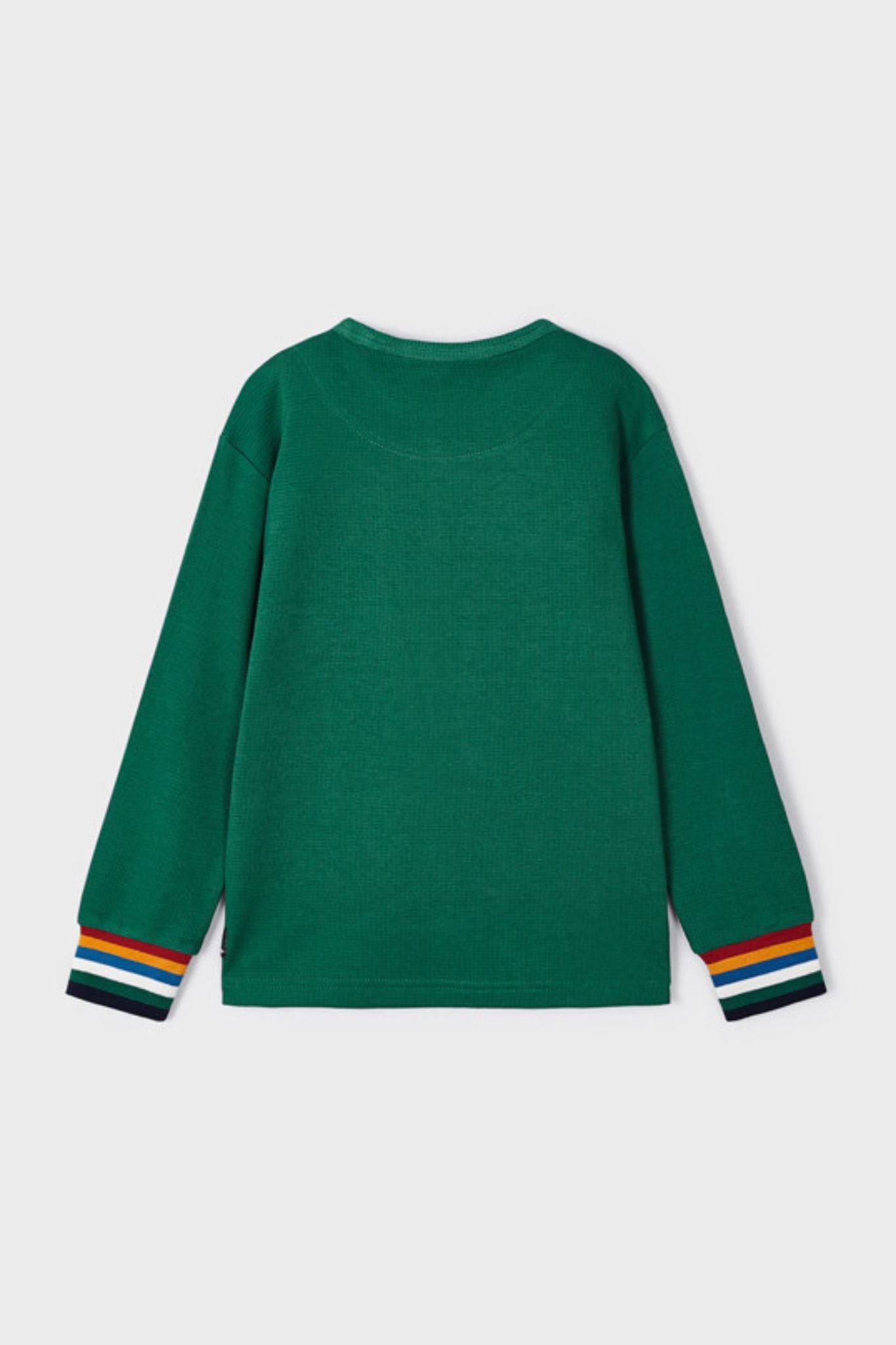 Forest Green Long Sleeve Shirt for Boys - Comfortable Cotton Casual Wear for School, Playdates & Outdoor Activities