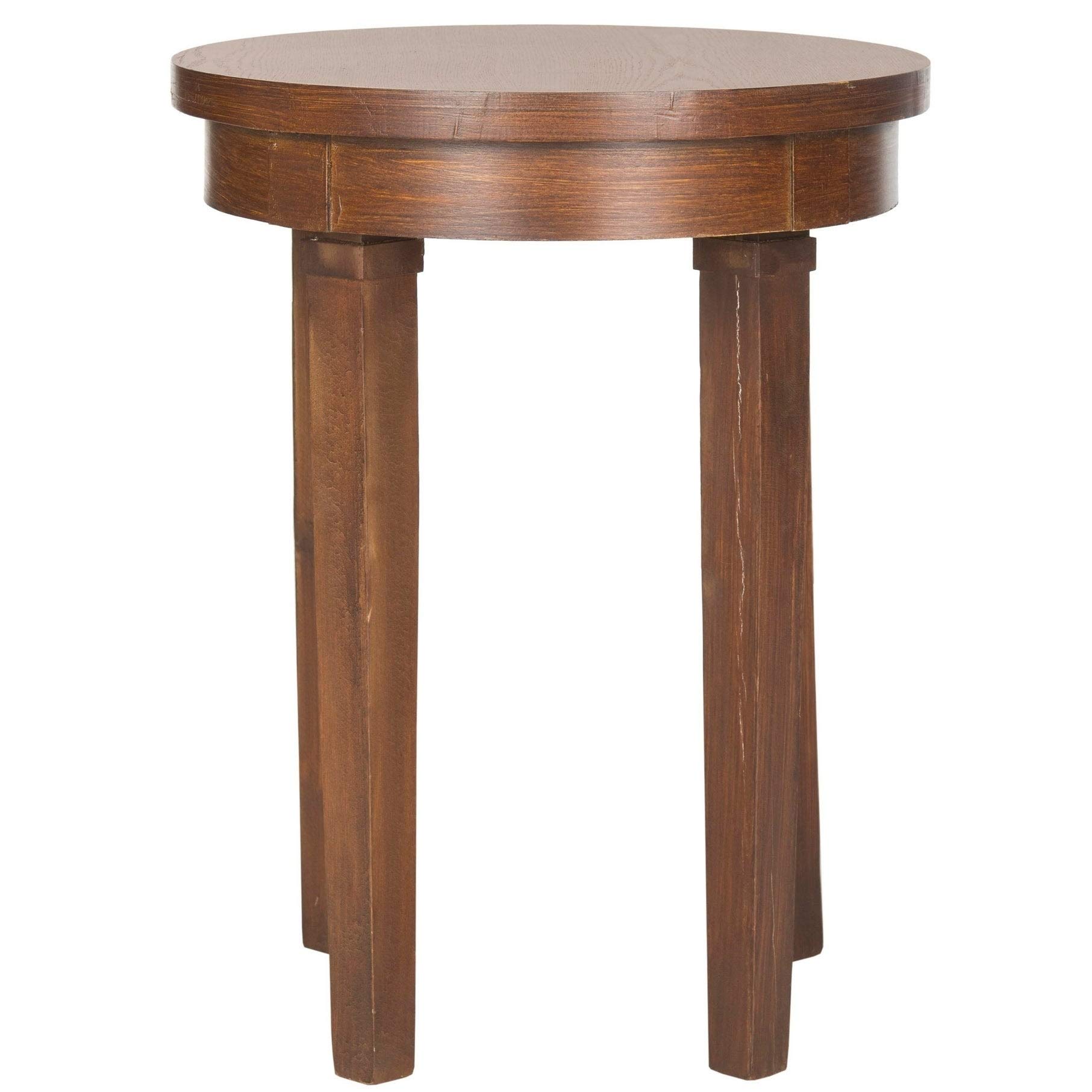 SAFAVIEH American Home Collection Kipp Brown End Table - Modern Side Table for Living Room, Bedroom & Office - Perfect for Holding Lamps, Books & Decor