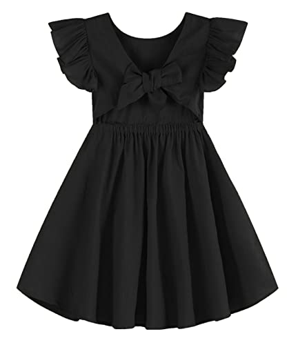 Black Flutter Sleeve