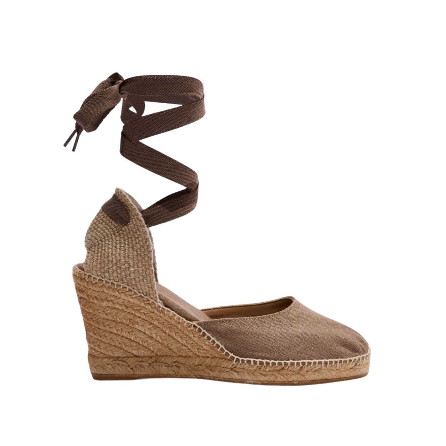 Women's Comfortable Linen Wedge Espadrille Sandals - Breathable High Heel Summer Shoes for Beach, Wedding & Casual Outings