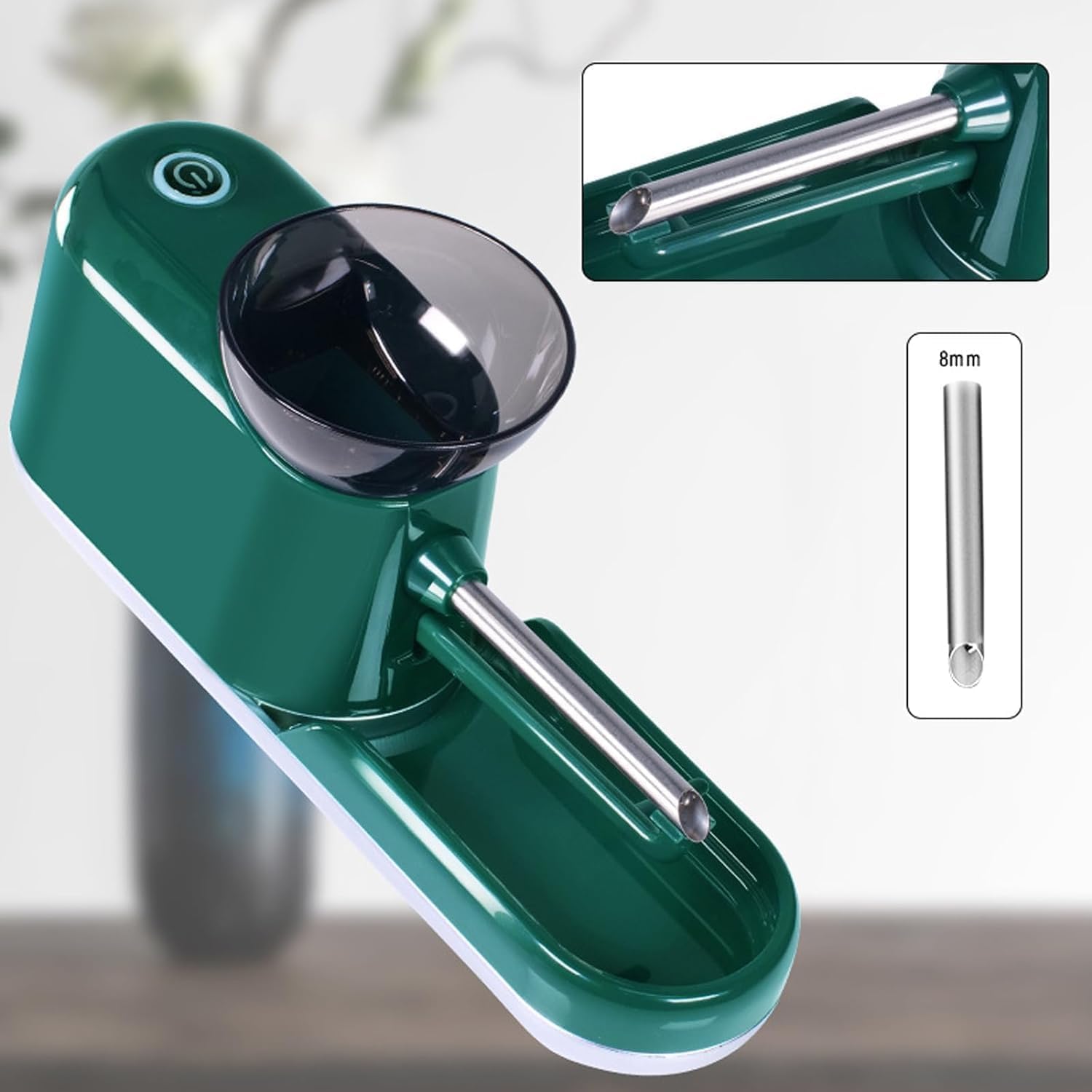 SnoopRoll Automatic Pre Roll Machine - Electric Grinder & Rolling Device for Perfect Joints | Portable Za Machine for Herbs & Tobacco | Grey | Ideal for Home Use, Travel & Quick Rolling