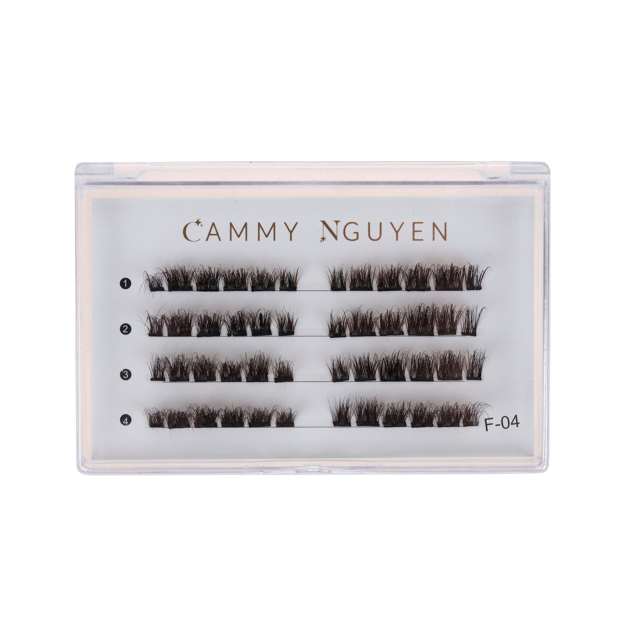 Cluster Lashes Mapped Fluffy - Natural Looking False Eyelashes for Dramatic Eye Makeup | Perfect for Parties, Weddings & Special Occasions
