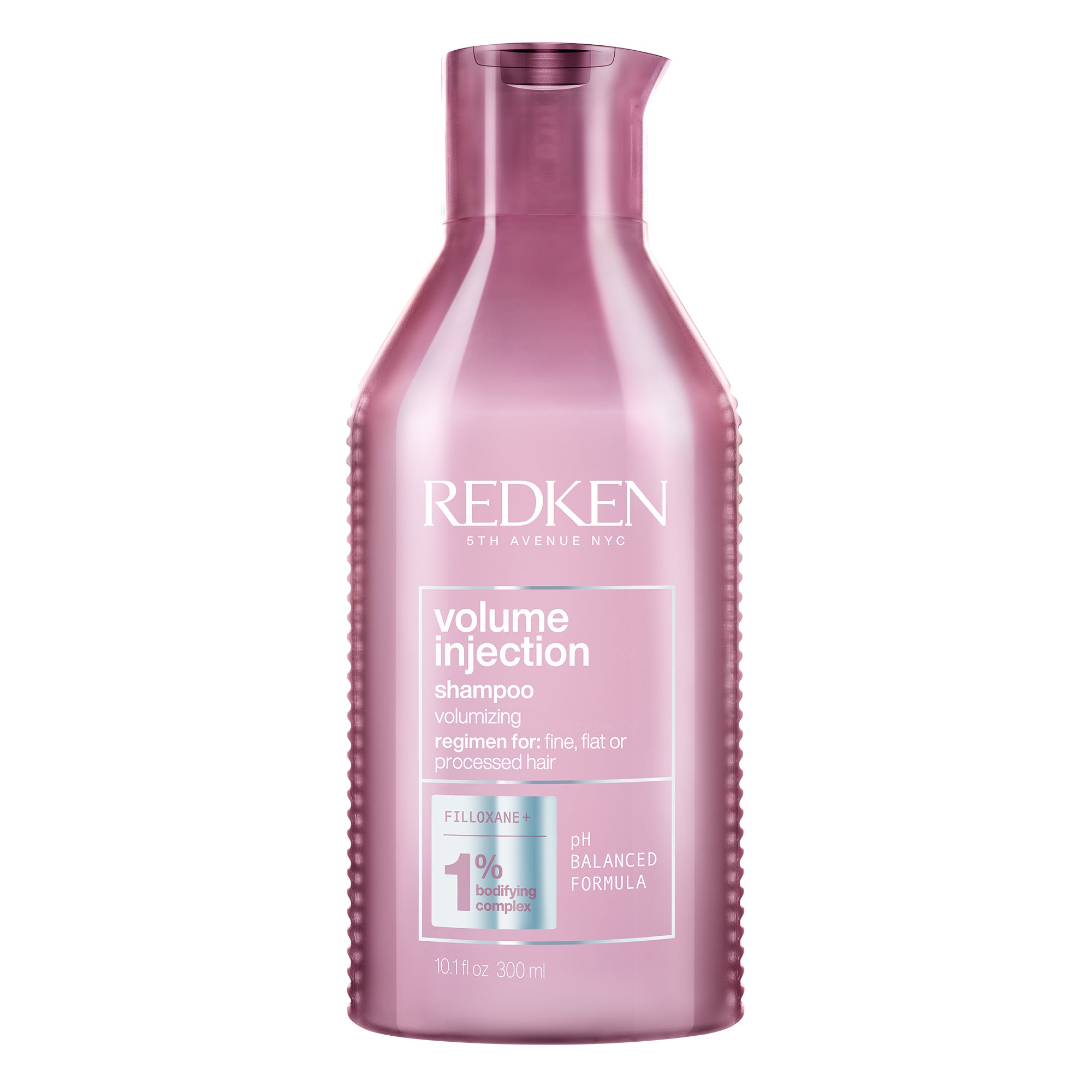 Redken Volume Injection Shampoo 300ml - Volumizing & Thickening Hair Shampoo for Fine & Flat Hair - Salon Quality for Daily Use at Home & Travel