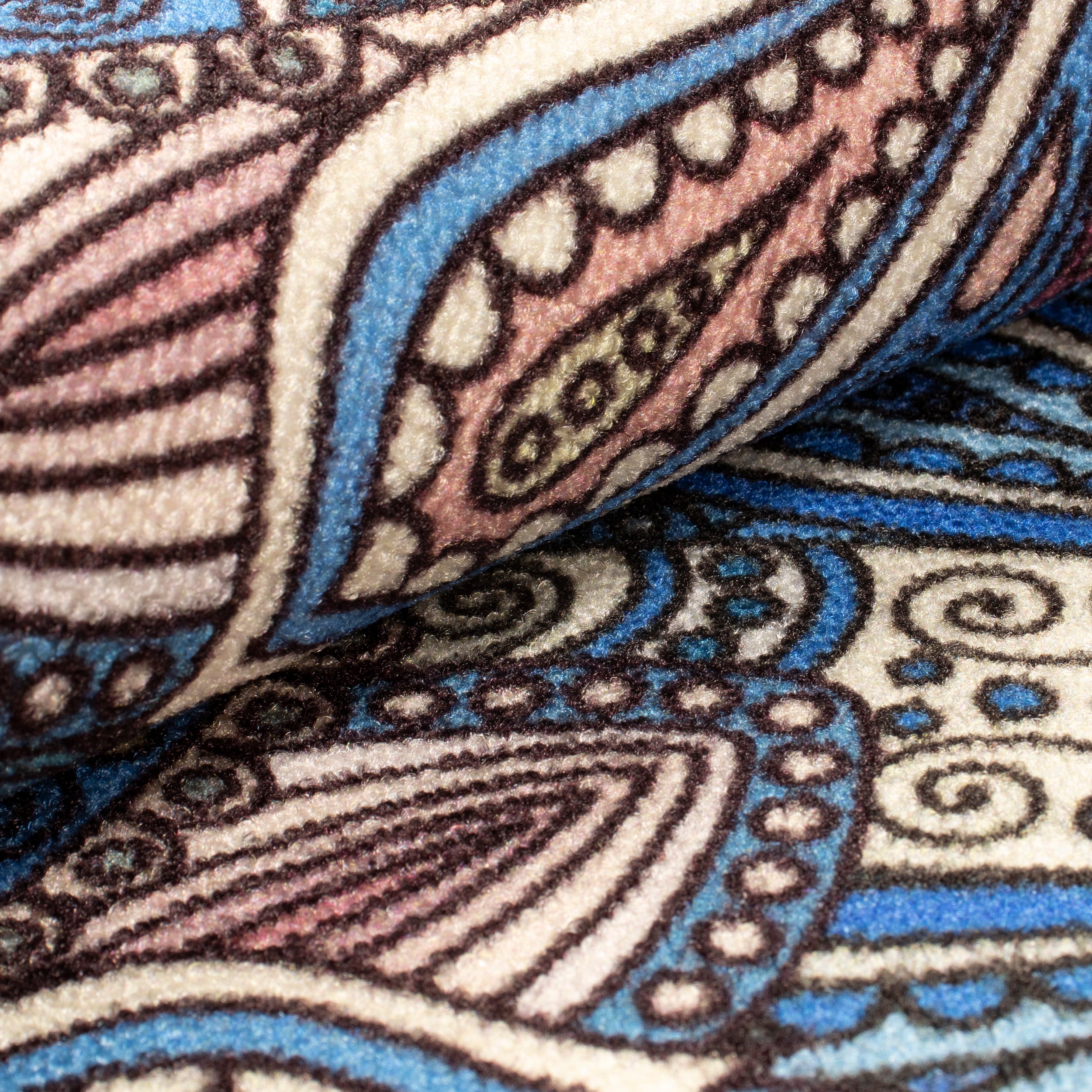 Bohemian Floral Non-Slip Indoor/Outdoor Area Rug - Perfect for Living Room, Bedroom, Patio & Boho Home Decor
