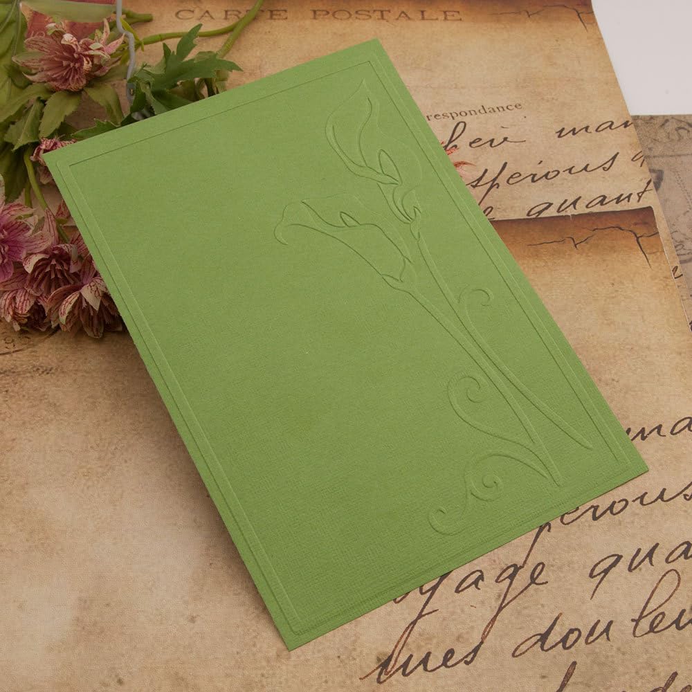 Arbuya 3D Calla Lily Embossing Folder - 5.7