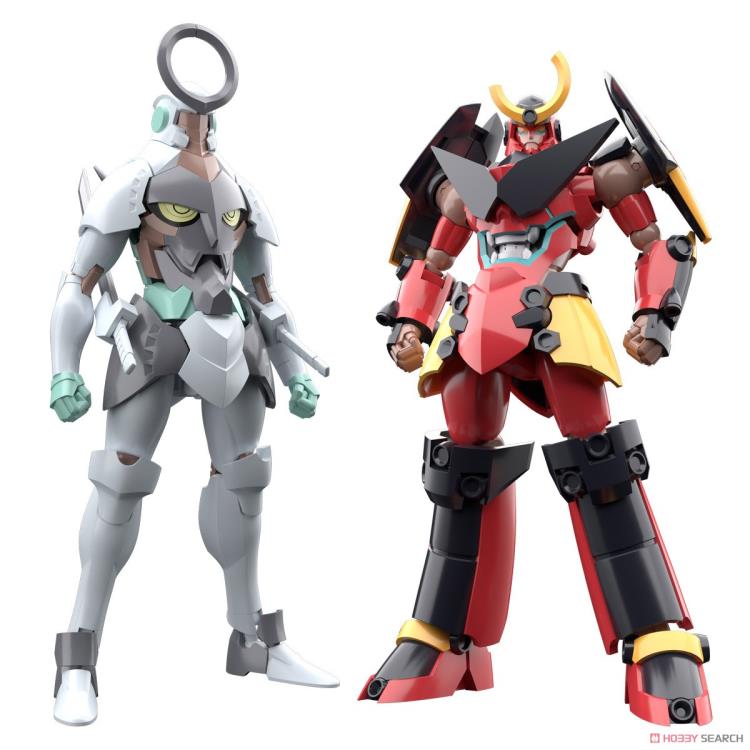 Bandai SMP Shokugan Modeling Project Gurren Lagann & Enki Action Figure Model Kit - Anime Robot Building Set for Collectors & Display