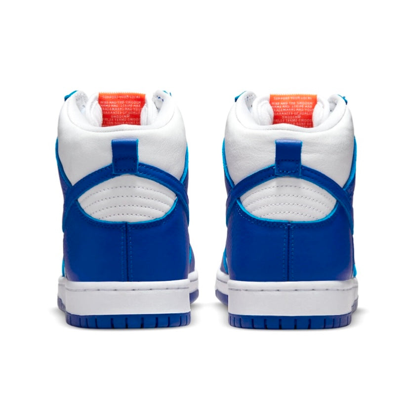 Nike SB Dunk High Pro ISO Orange Label Kentucky White Blue Basketball Shoes - Stylish Sneakers for Skateboarding & Streetwear Fashion