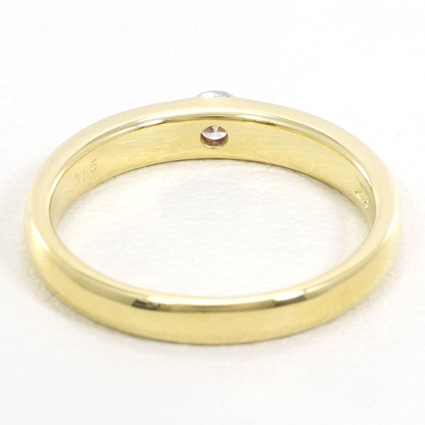 18K Yellow Gold Diamond Ring for Women - Elegant Solitaire Engagement & Wedding Band - Perfect for Proposals, Anniversaries, and Special Occasions