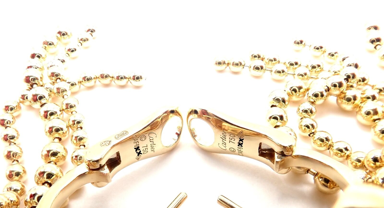 Authentic Cartier Panther Panthere 18k Gold Diamond Tsavorite Onyx Earrings | Luxury Jewelry for Women | Perfect for Weddings, Parties & Special Occasions