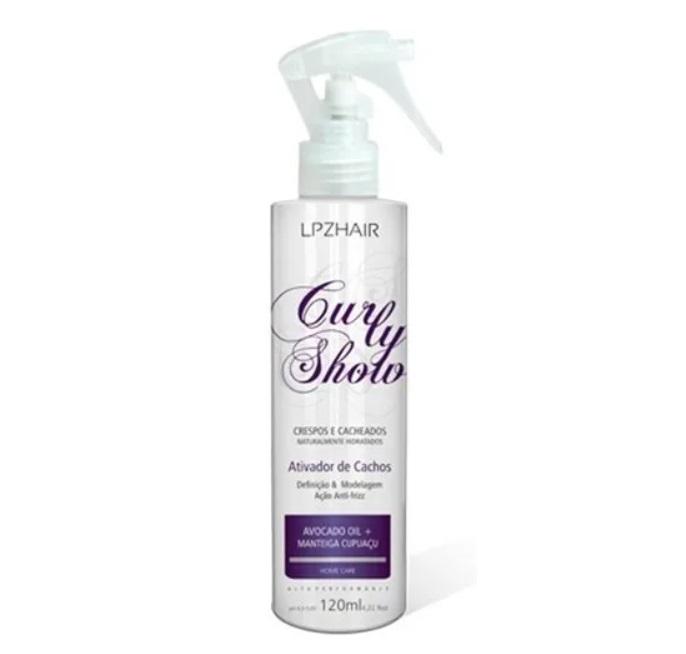 Best Curly Hair Activator Spray with Avocado Oil & Cupuaçu Butter - 120ml for Defined, Hydrated Curls | Perfect for Daily Styling & Frizz Control | LPZHair