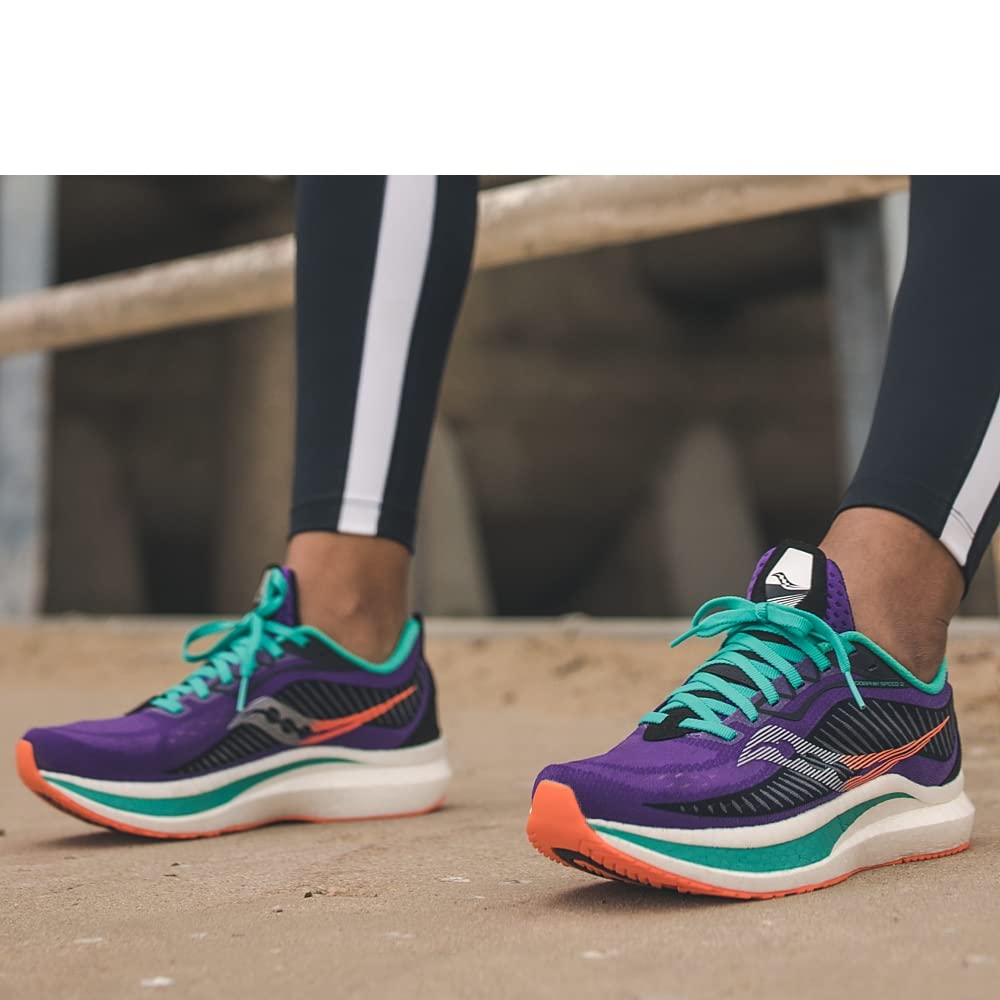 Saucony Women's Endorphin Speed 2 Running Shoes - Lightweight Cushioned Road Running Sneakers for Women | Perfect for Marathon Training, Long Distance Running & Daily Workouts