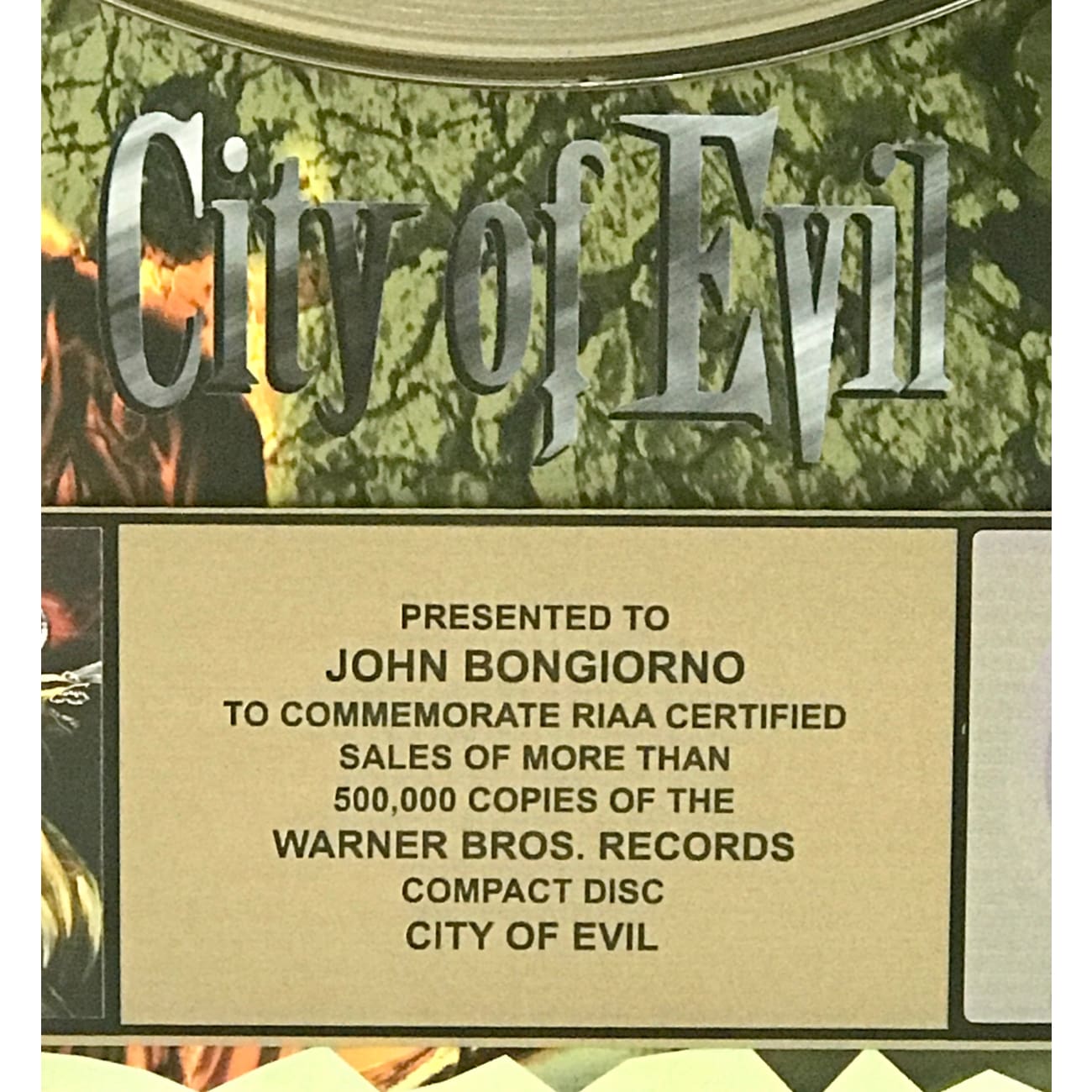Avenged Sevenfold City Of Evil RIAA Gold Certified Album - Rock Music CD for Collectors & Fans | Perfect for Home Display, Music Collections & Gifts