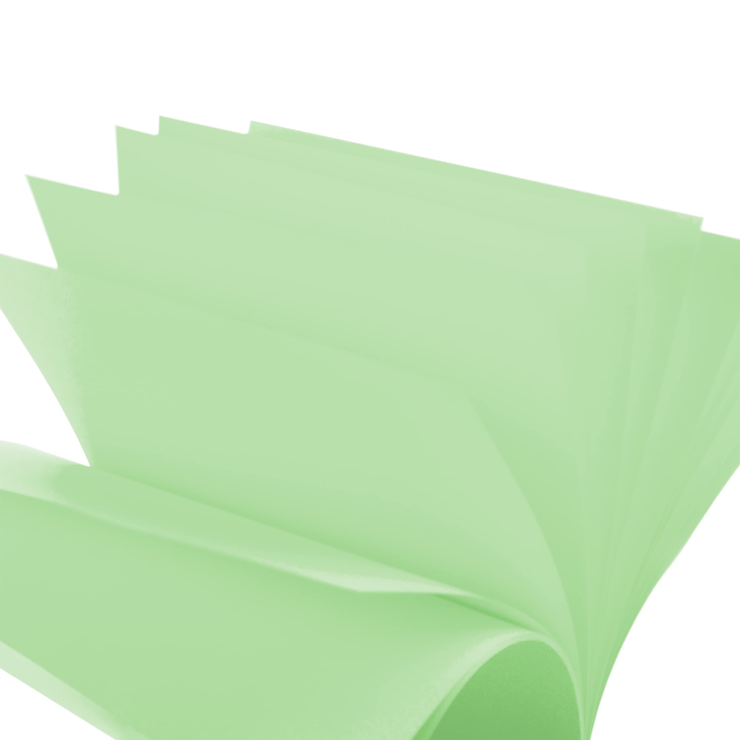 JAM PAPER Matte 28lb Paper - 105 GSM Premium Printer Paper - 8.5 x 11 Letter Size - Mint Green - 50 Sheets/Pack - Perfect for Office Documents, School Projects & Crafting