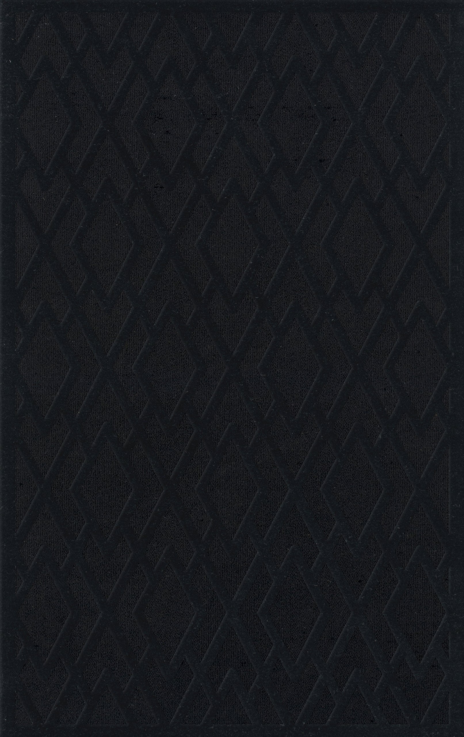 Dalyn Rugs Dover DV1 4' x 6' Black Area Rug - Soft Indoor Carpet for Living Room, Bedroom, or Office Decor