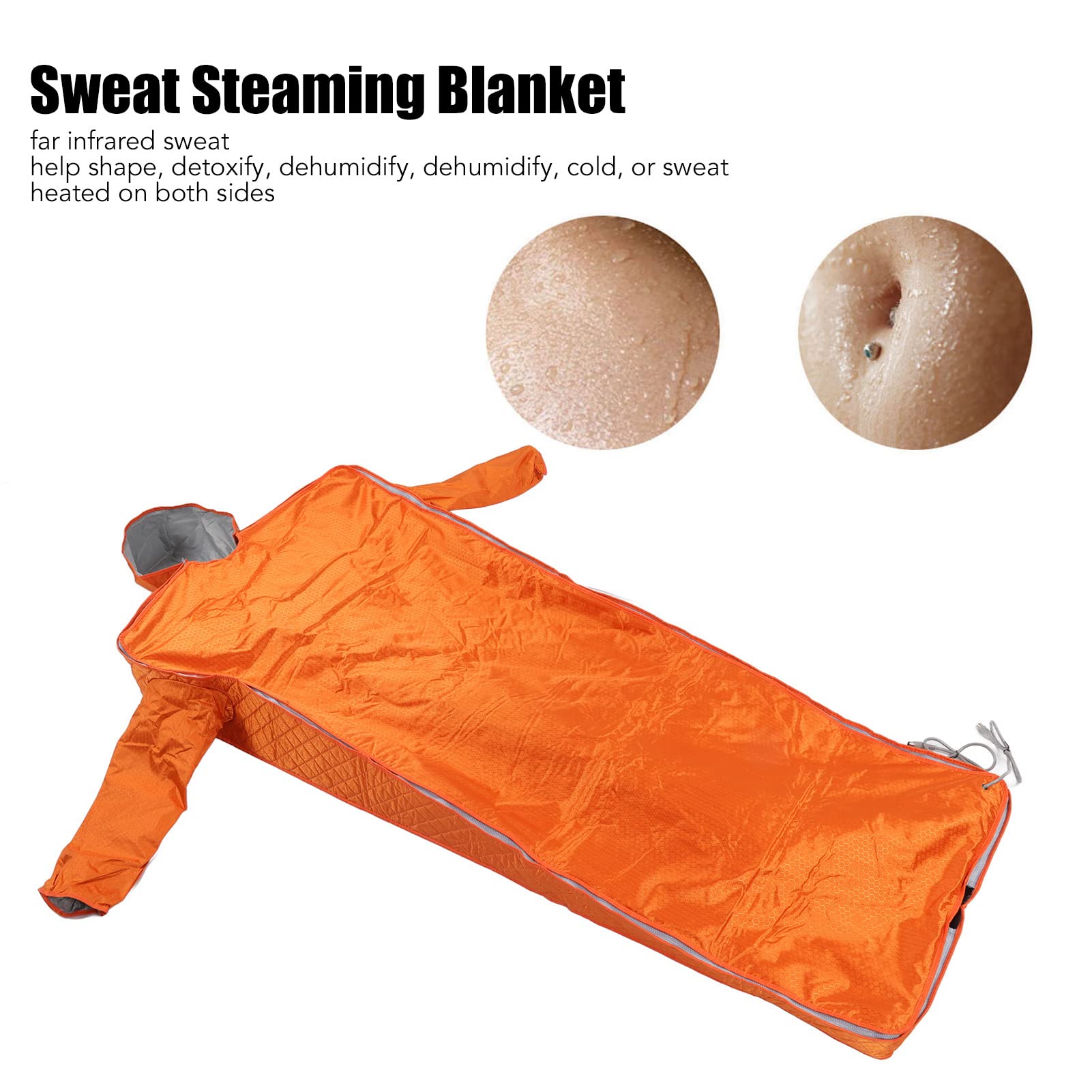 HEEPDD Far Infrared Sauna Blanket with Alarm & Remote Control - Fast Heating Detox Blanket for Home Spa, Bedroom Relaxation & Pain Relief (EU Plug 220V) - Perfect for Post-Workout Recovery & Stress Relief