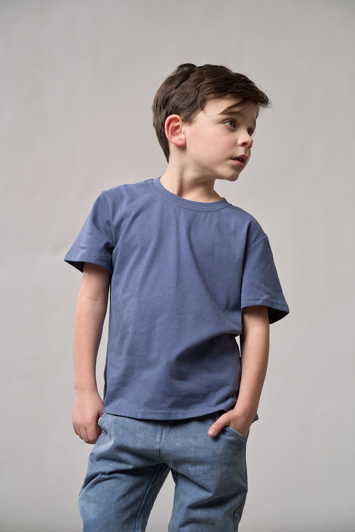 Premium Elevated Fit Crew Neck T-Shirt for Men - Soft Navy Blue Cotton Tee - Casual Wear, Gym, Lounge & Everyday Outfits