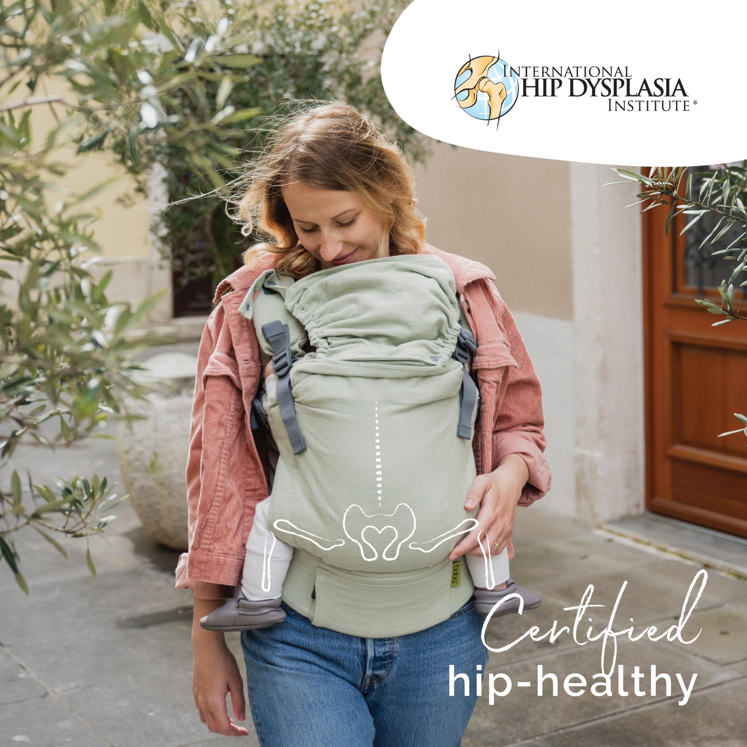 Premium Boba X Baby Carrier - Soft Linen Willow Wrap for Newborns & Toddlers - Ergonomic, Hands-Free Baby Wearing - Perfect for Hiking, Shopping & Daily Parenting