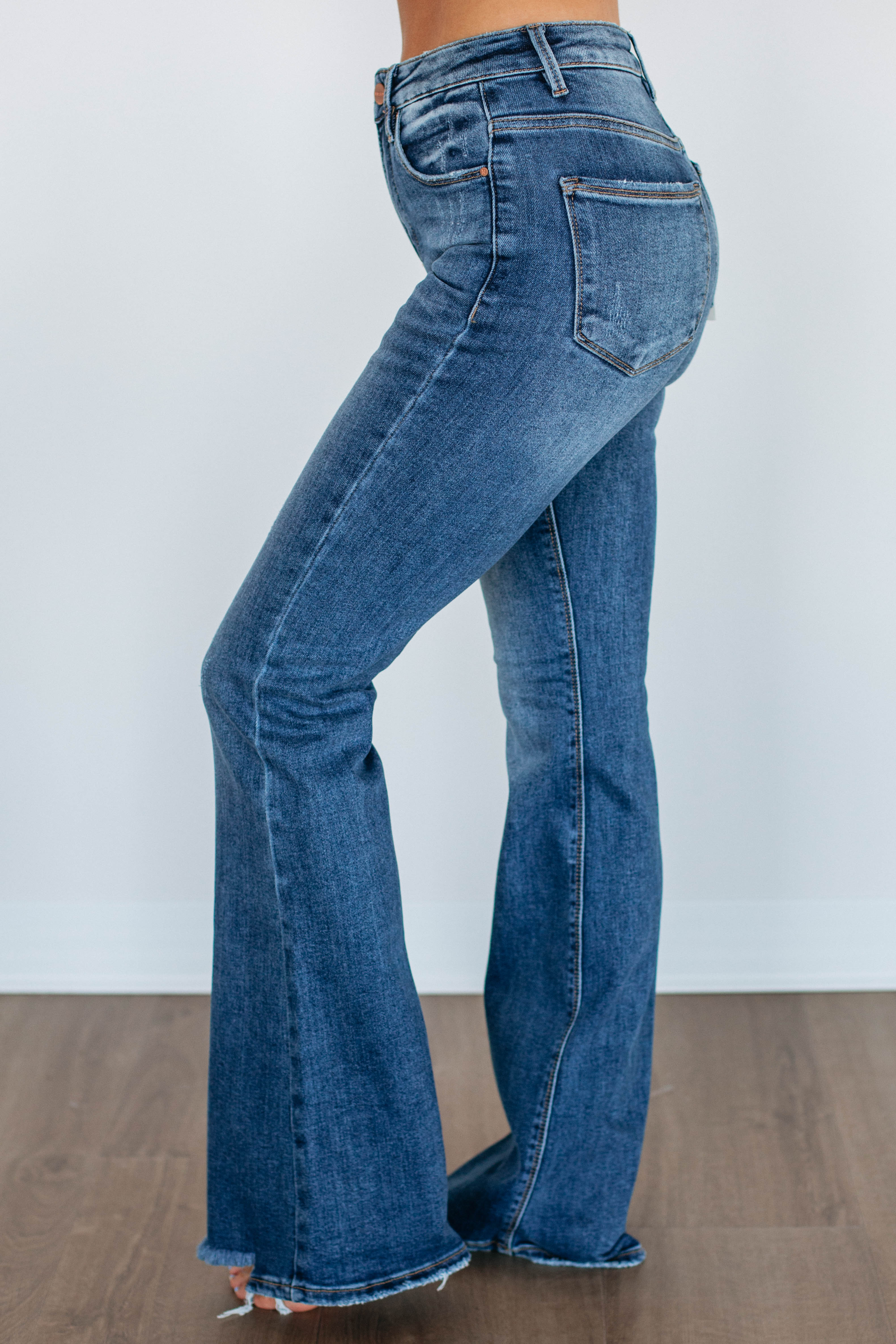 Bowie Risen Jeans for Men - High Waist Slim Fit Stretch Denim Pants | Comfortable & Stylish for Casual Wear, Office, and Night Out