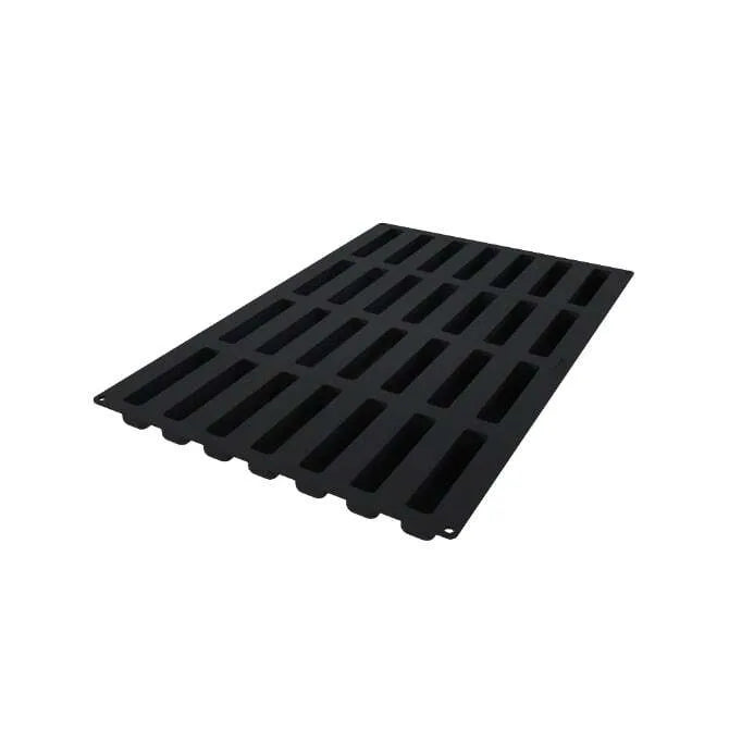 Premium Stripe Eclair Silicone Baking Mold - Non-Stick, Reusable & Flexible for Perfect French Pastries - Ideal for Home Bakers, Dessert Shops & Party Treats