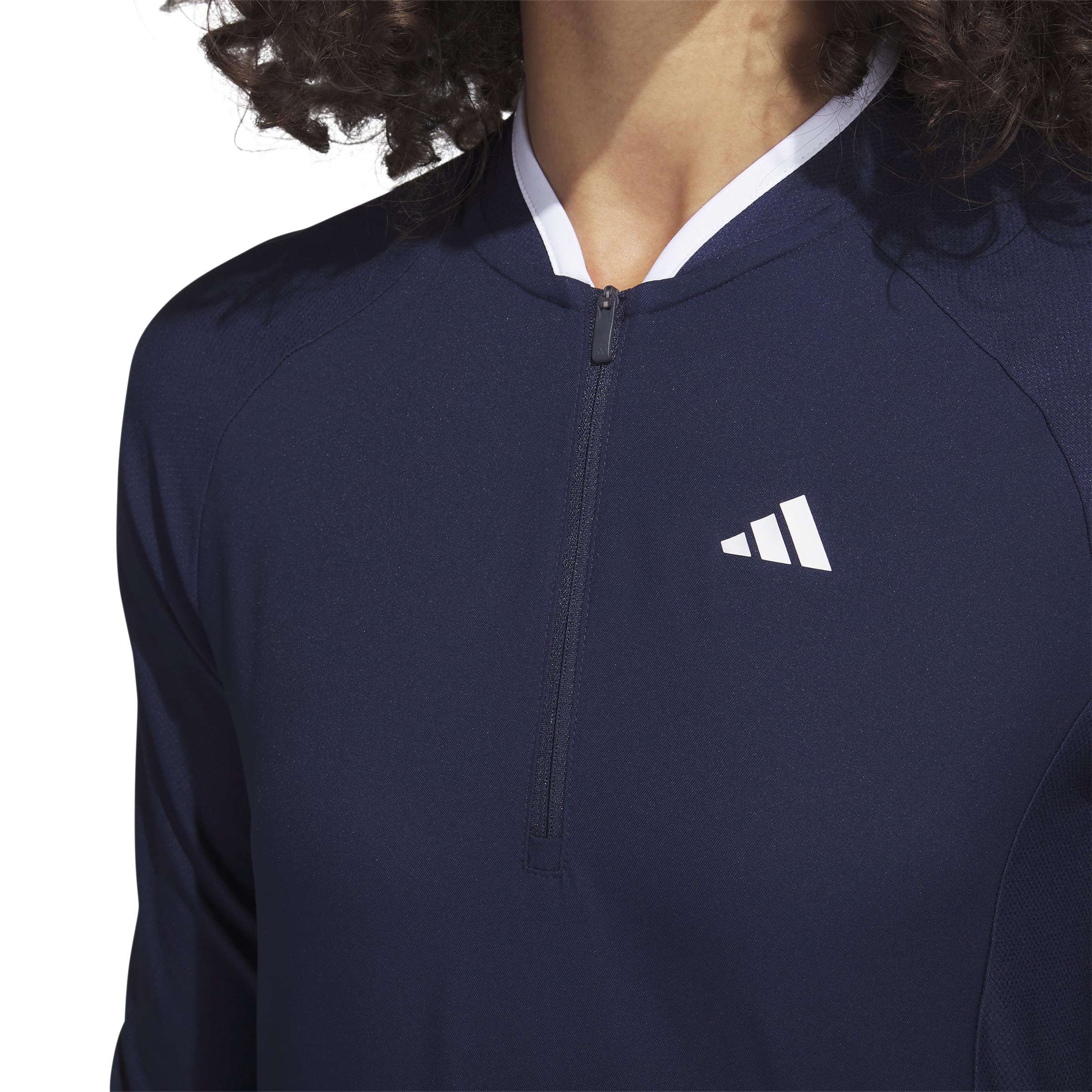 Adidas Women's Long Sleeve Golf Dress - Moisture Wicking & UV Protection - Perfect for Golf Tournaments & Outdoor Sports