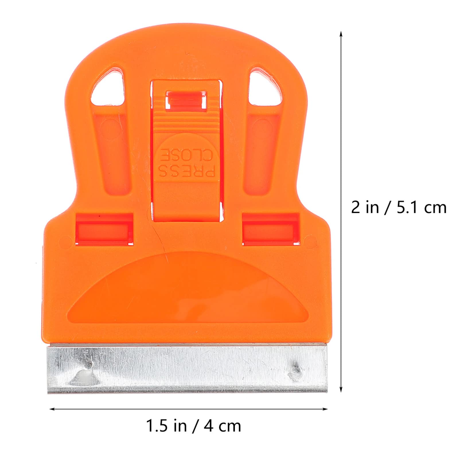 DOITOOL 10-Pack Plastic Scrapers - Mini Razor Blade Scraper Tools for Removing Stickers, Labels & Decals - Adhesive Remover & Gasket Cleaning Kit for Home, Office & DIY Projects - Perfect for Windows, Glass, Tiles & Hard Surfaces