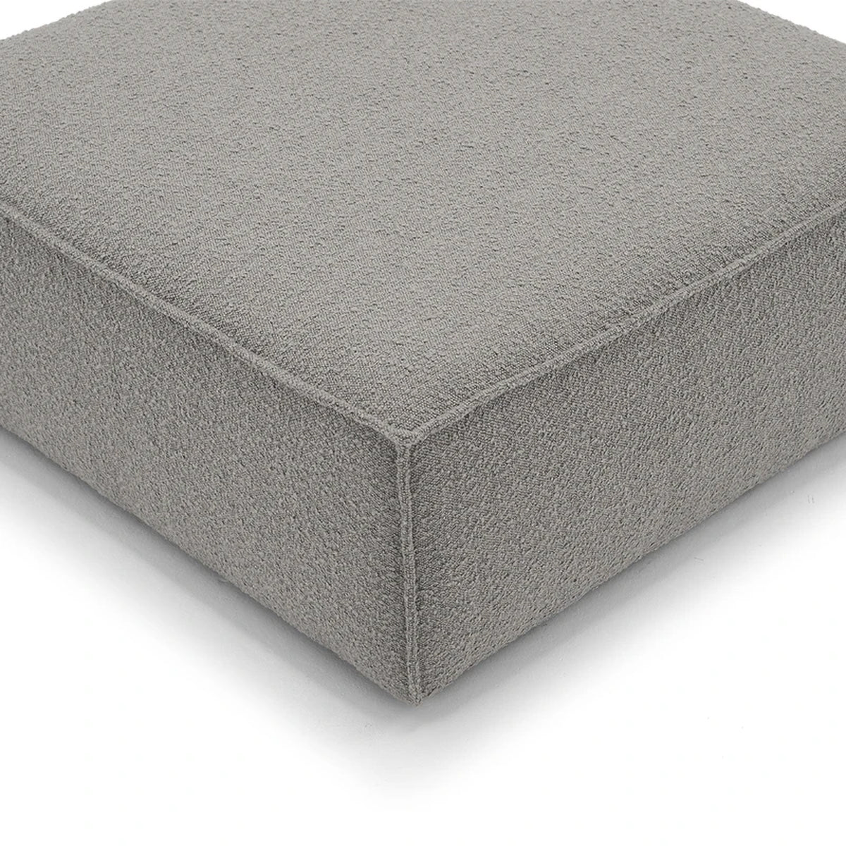 Dane Boucle Footrest - Soft & Stylish Ottoman for Home & Office - Perfect for Living Room, Bedroom, or Workspace Comfort