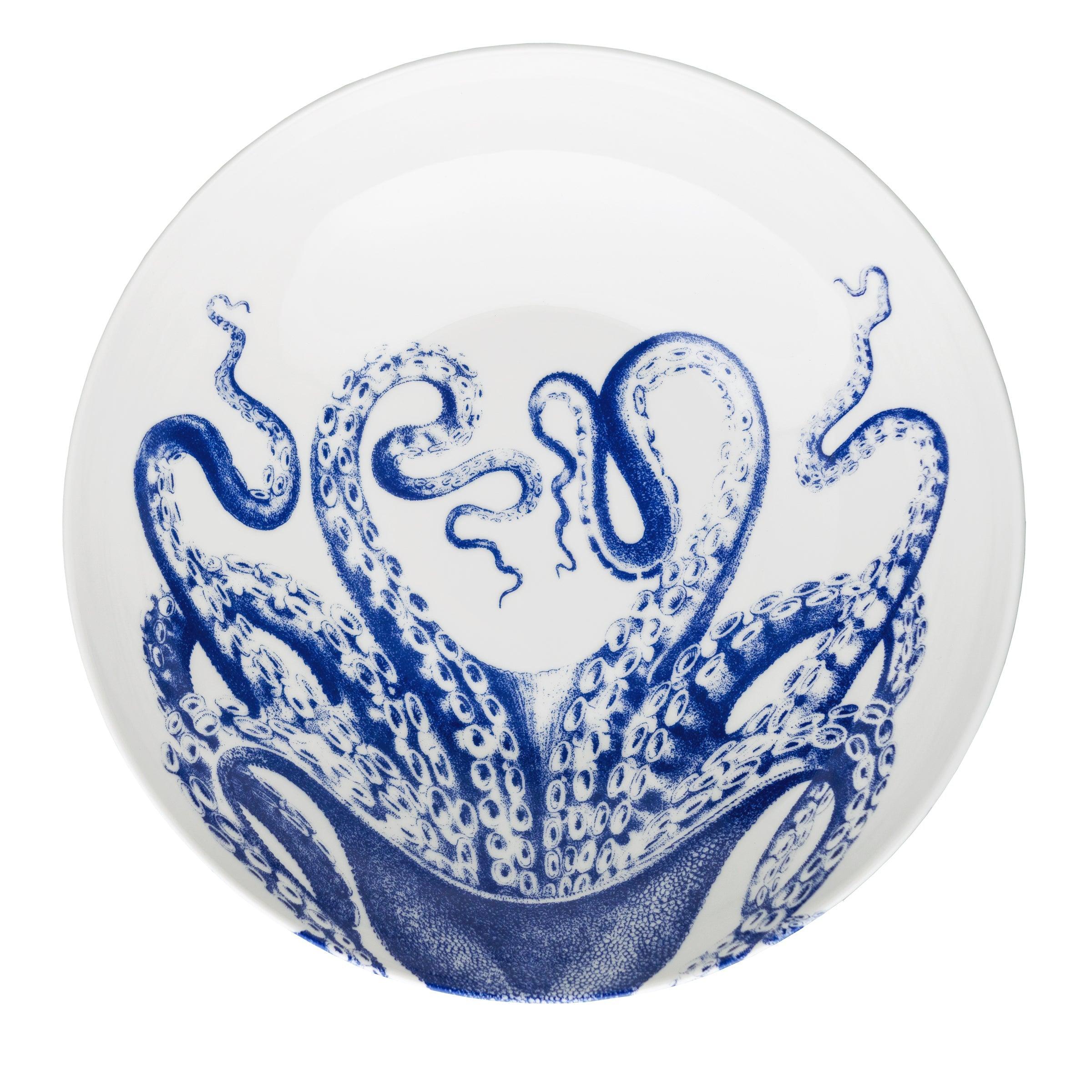 Lucy Wide Serving Bowl - Large Ceramic Bowl for Salads, Pasta, and Fruit | Perfect for Family Dinners, Parties, and Entertaining