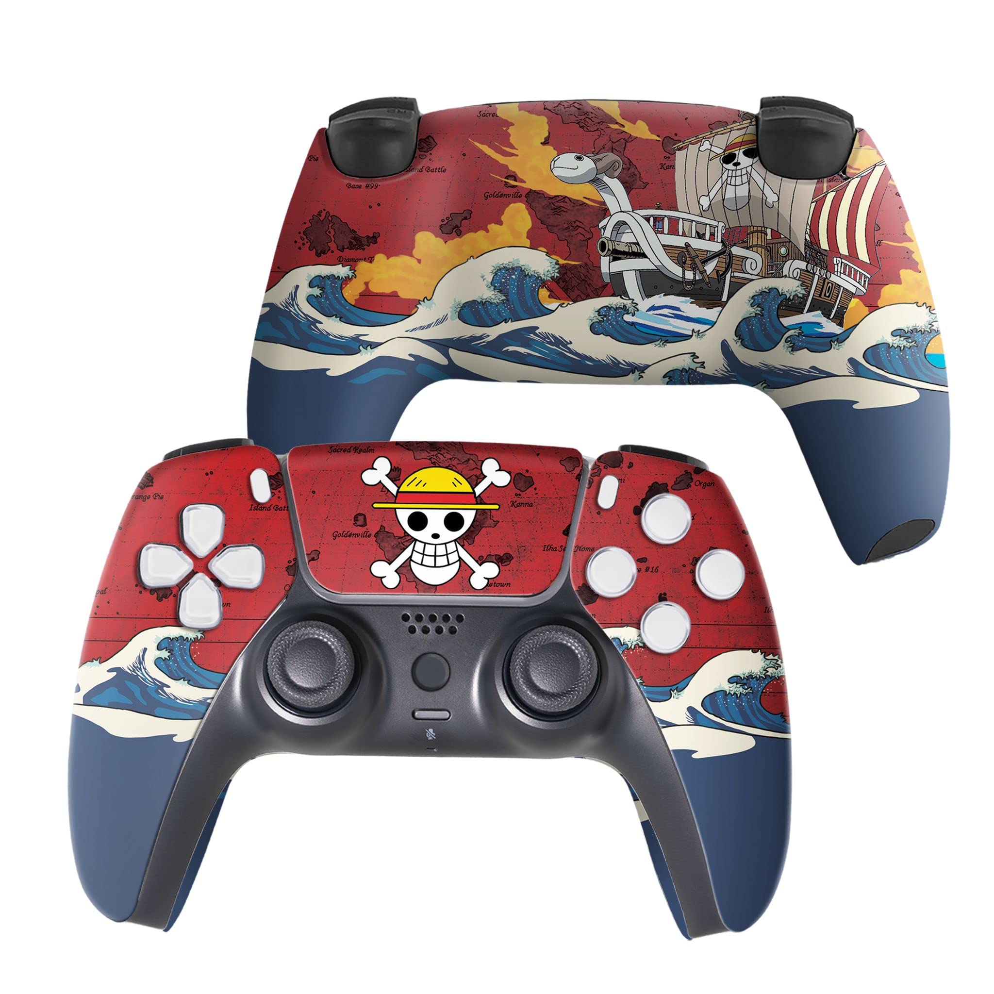 Custom Wireless PS5 Controller for Playstation 5 Console - Hydro-Dip Printed Gamepad with Premium Mods | Officially Licensed & Proudly Made in USA | Perfect for Competitive Gaming, Streaming & Long Play Sessions