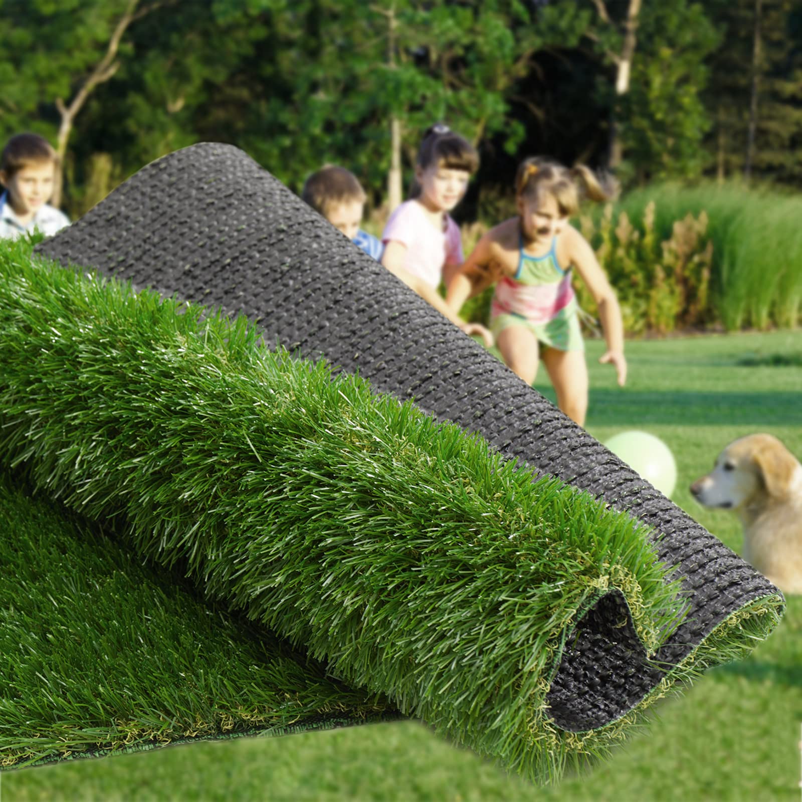 Premium 9 ft x 27 ft Artificial Grass Turf - 1.38