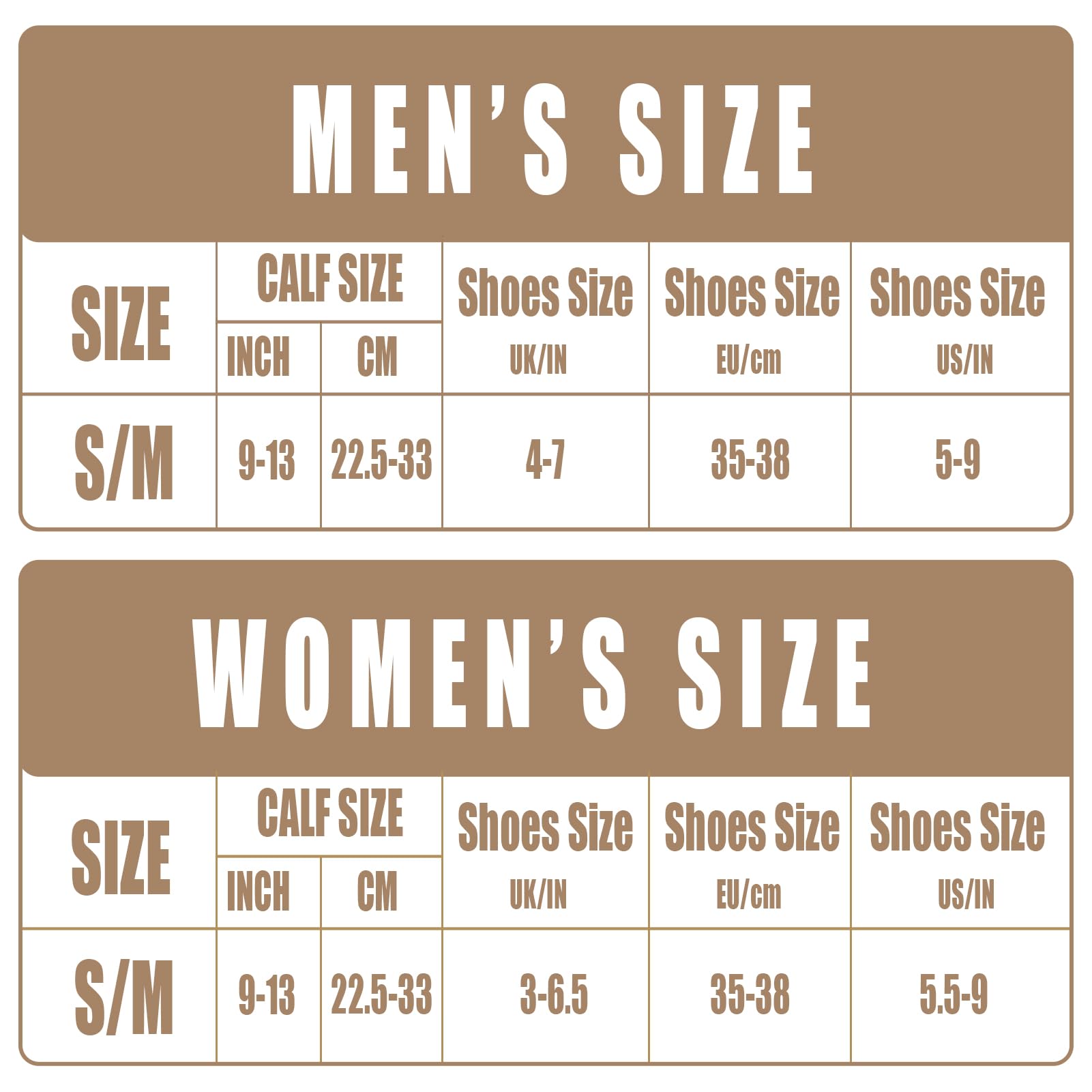 Firtink 2 Pairs 20-30 mmHg Compression Socks for Women & Men - Knee High Support for Varicose Veins, Nursing, Pregnancy, Sports & Travel - Ideal for Running, Hiking, Flying & Long Work Shifts