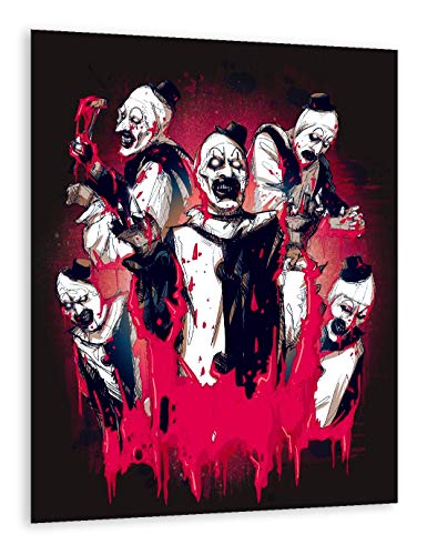 Art the Clown 2 Horror Movie Poster - High Quality Fine Art Print for Home Theater Decor & Horror Fan Collection