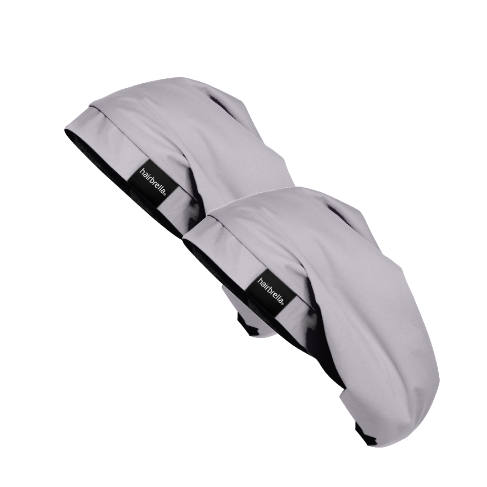 Hairbrella Satin Lined Sleep Cap XL Bundle (2 Pack) - Extra Large Silk Lined Bonnet for Curly, Natural & Protective Hairstyles - Perfect for Nighttime Hair Care & Travel