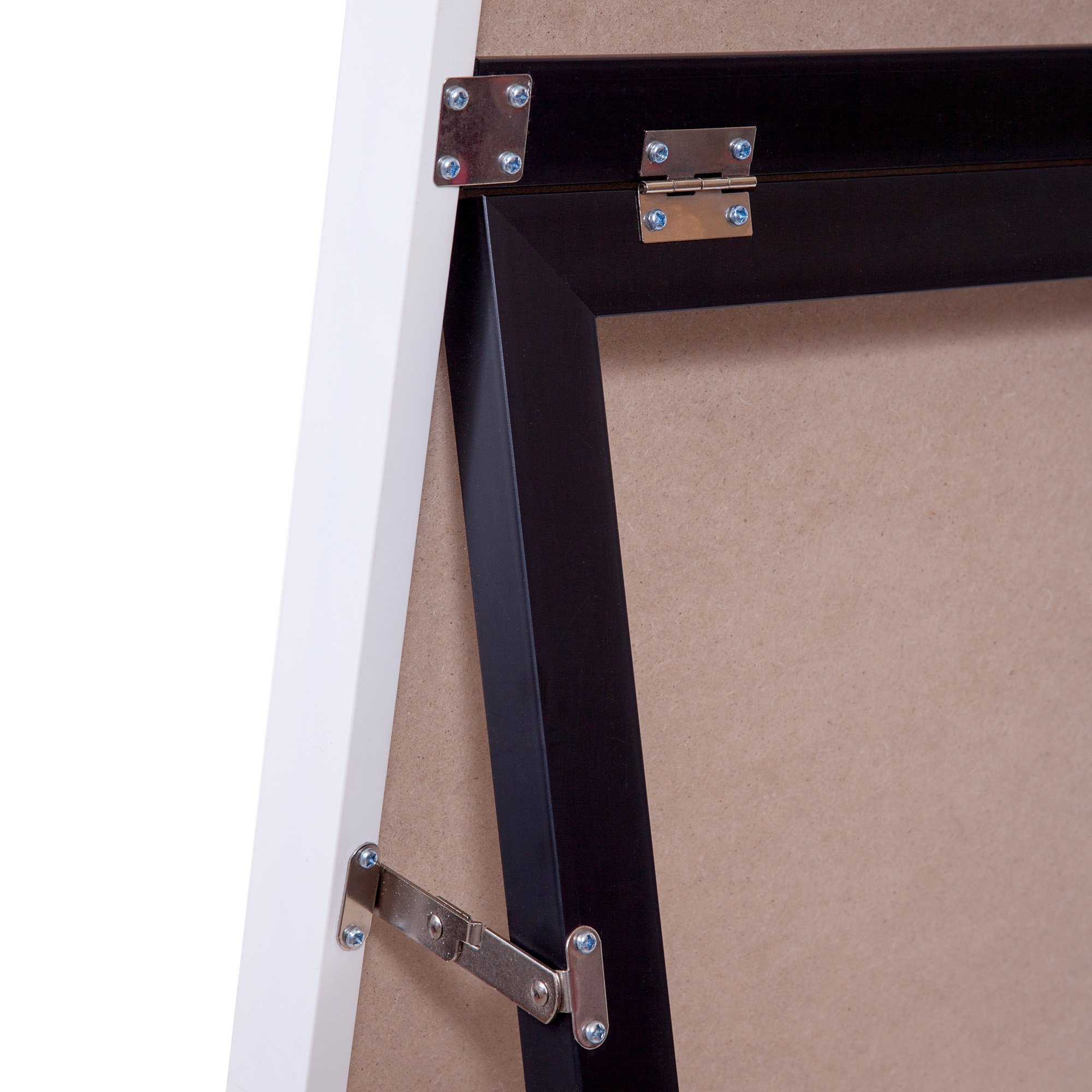 Patton White Adjustable Easel Floor Mirror - 17