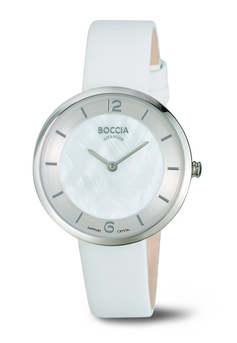 Boccia Titanium Ladies Watch 3244-01 - Elegant Women's Wristwatch with Lightweight Titanium Band for Business, Casual & Special Occasions